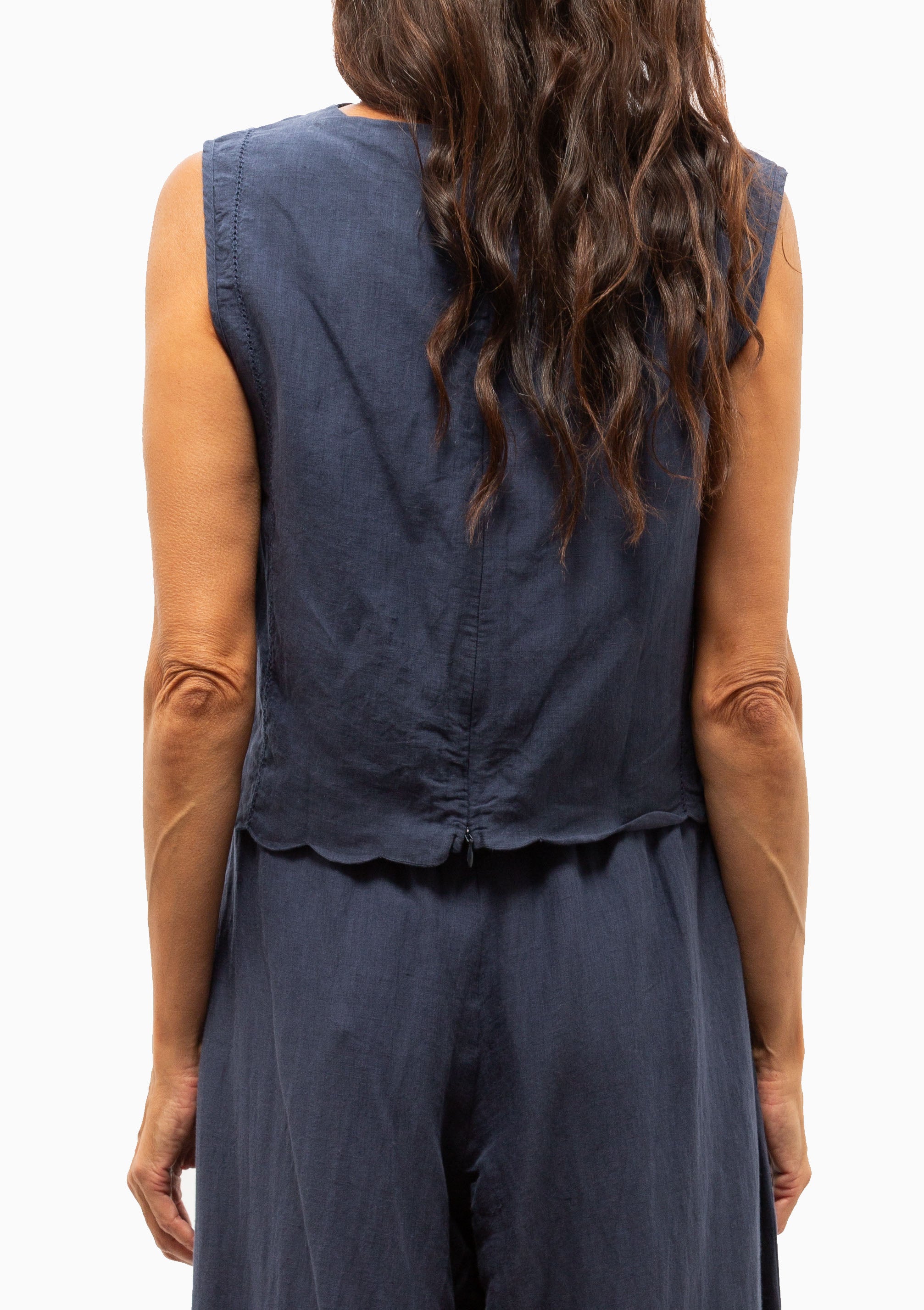 Barcelona Sunrise Top | Blueberry