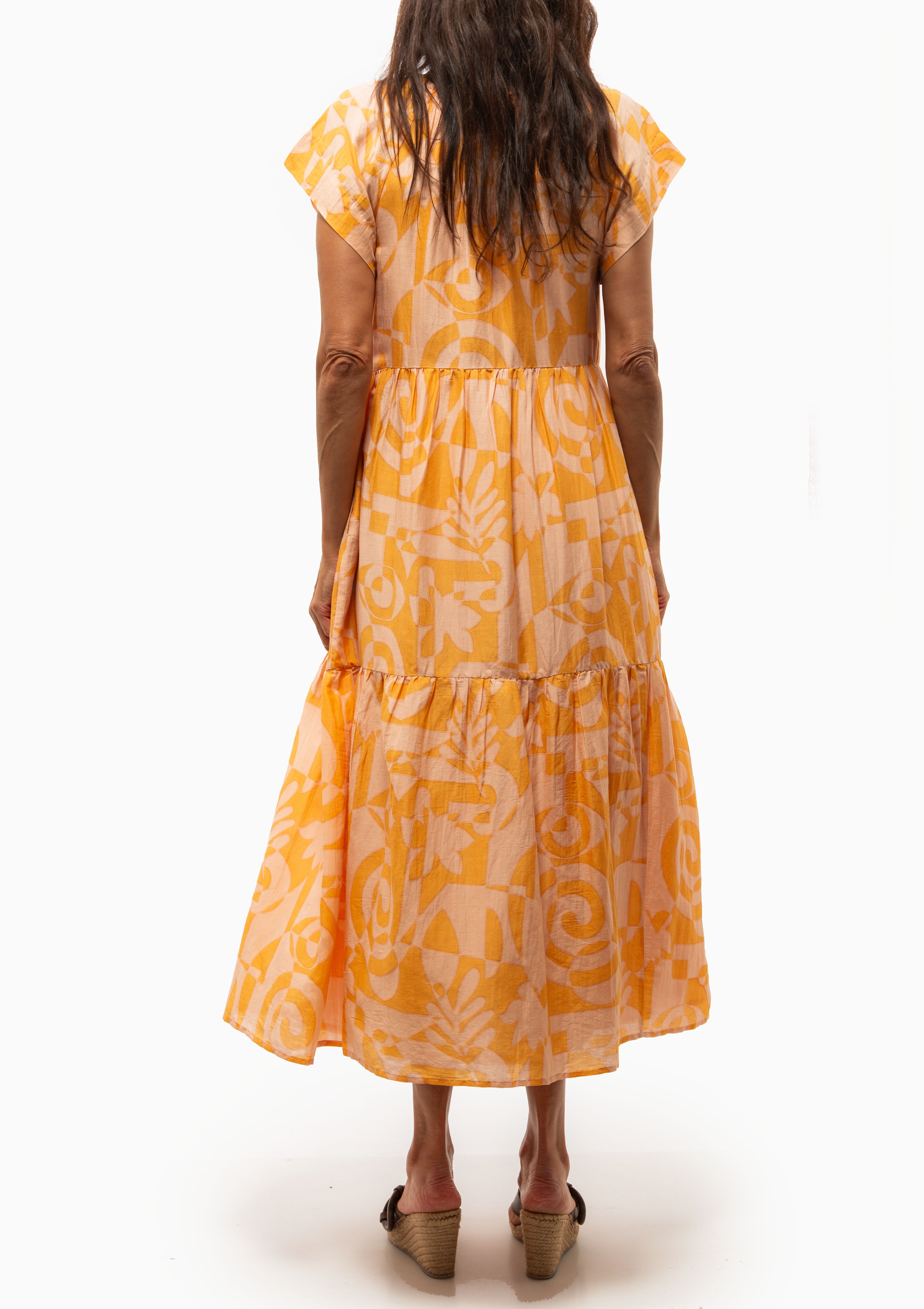 Vienna Maxi Dress | Orangesicle