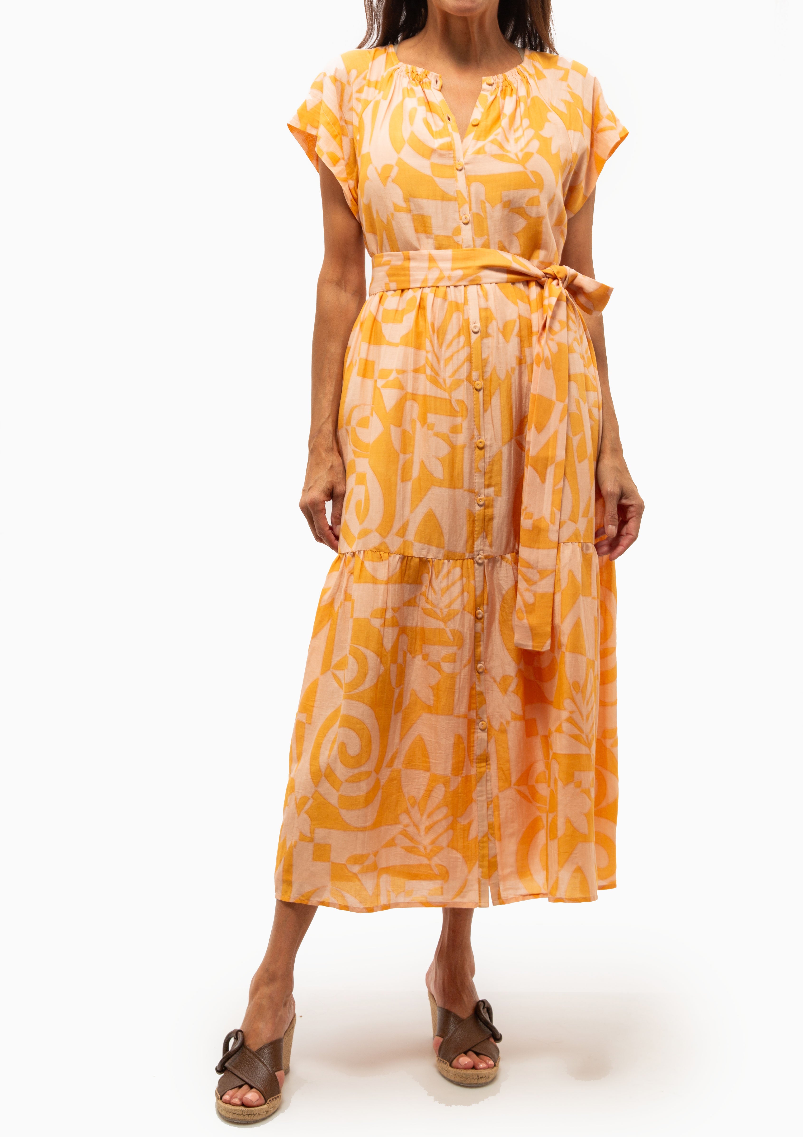 Vienna Maxi Dress | Orangesicle