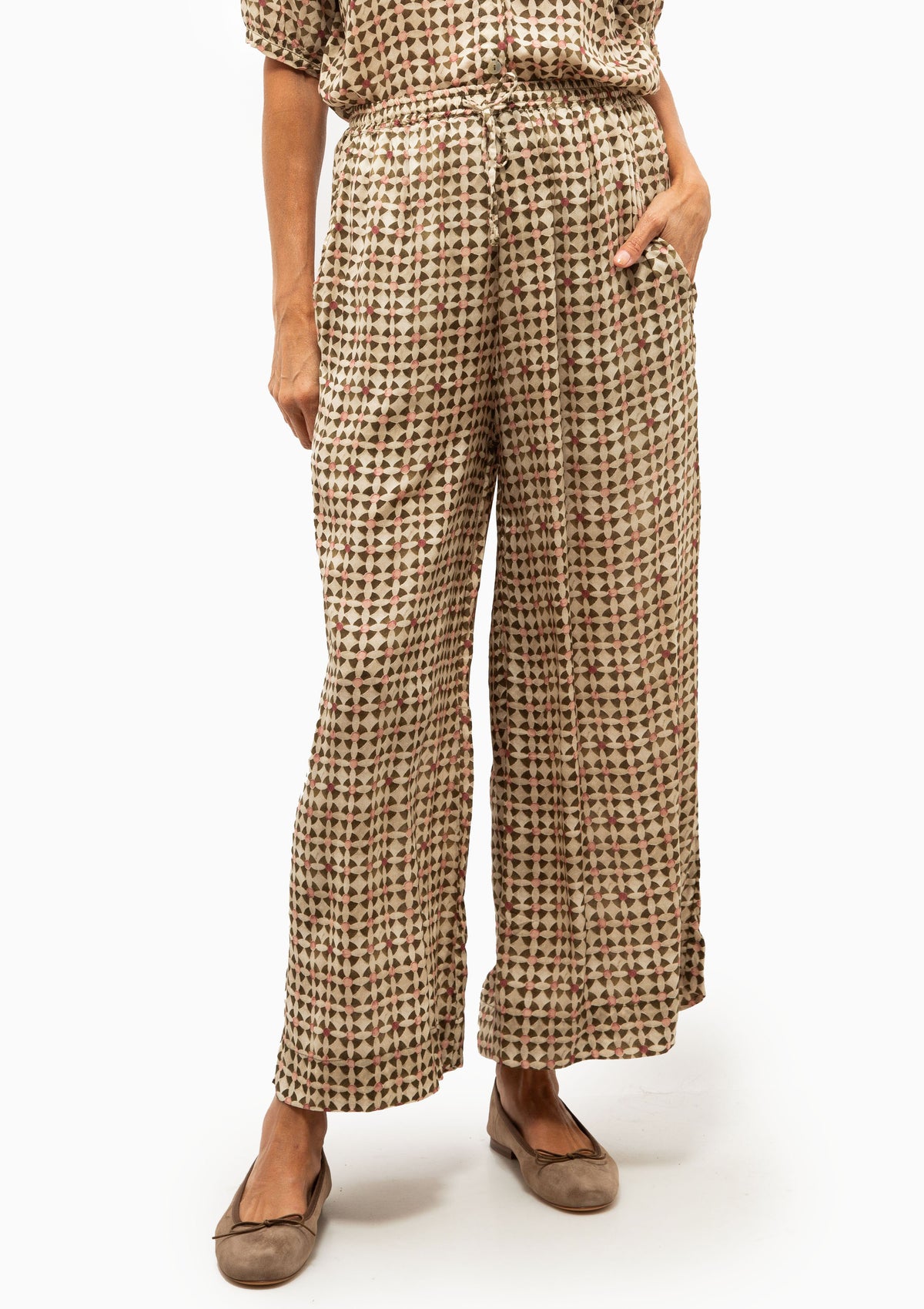 Lauren Pant | Zellige Limestone