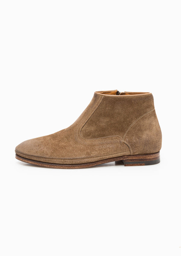 Sacchetto Claire Zip Boot | Taupe