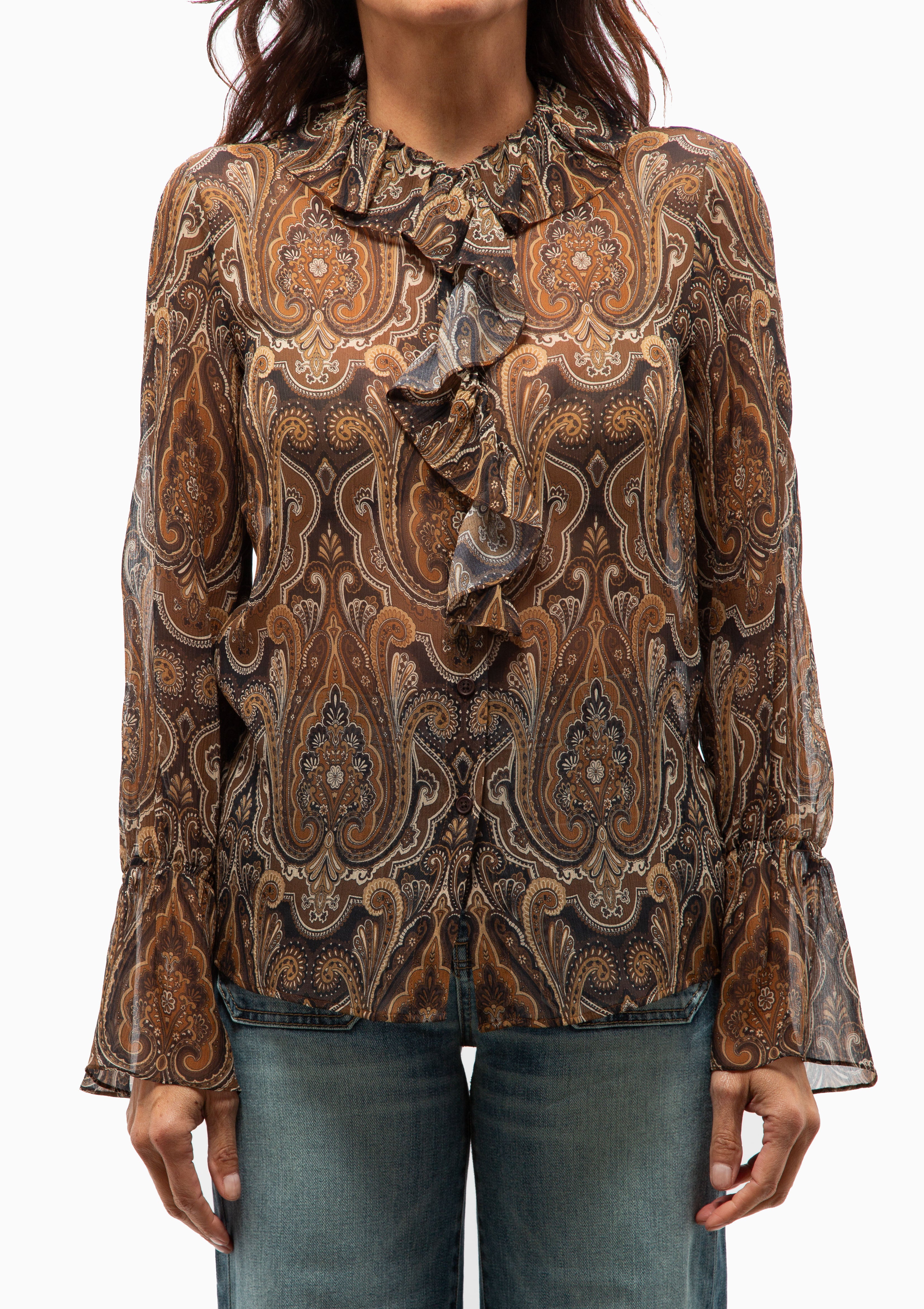 Cecily Shirt | Medallion Paisley