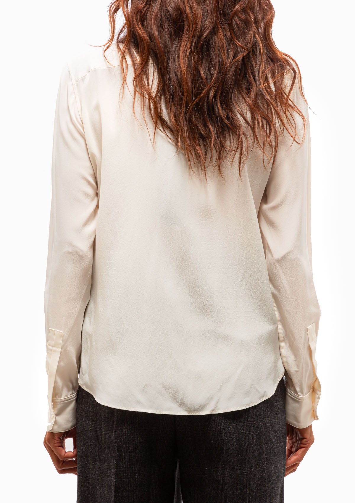Gaia Slim Shirt | Ivory