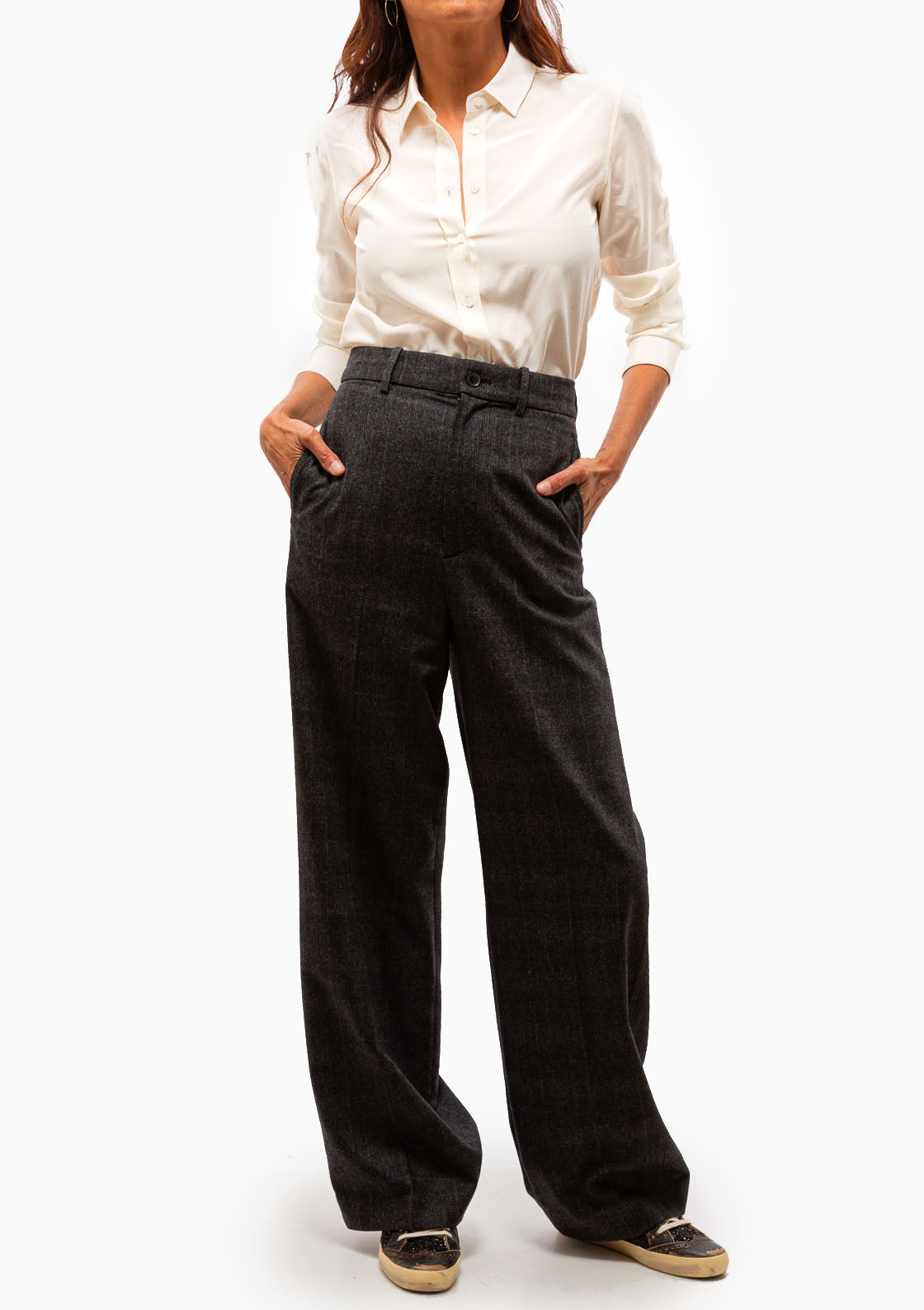 Gaia Slim Shirt | Ivory
