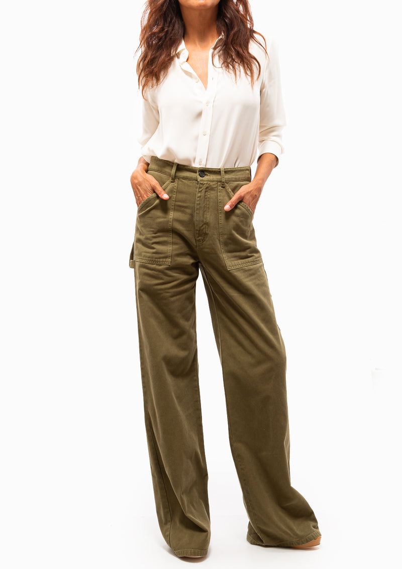 Quentin Pant | Olive Green