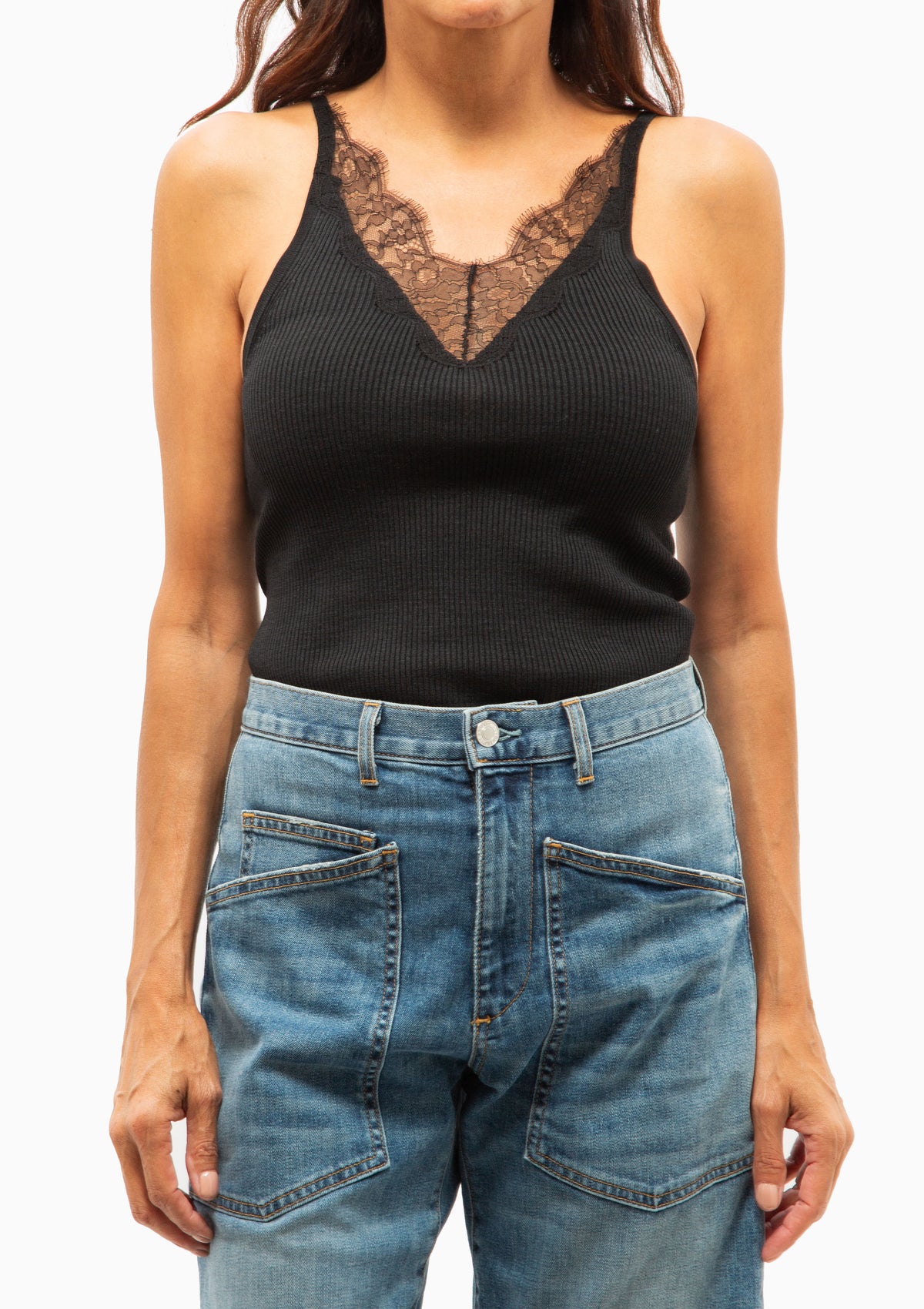 Aronia Sweater Tank | Black