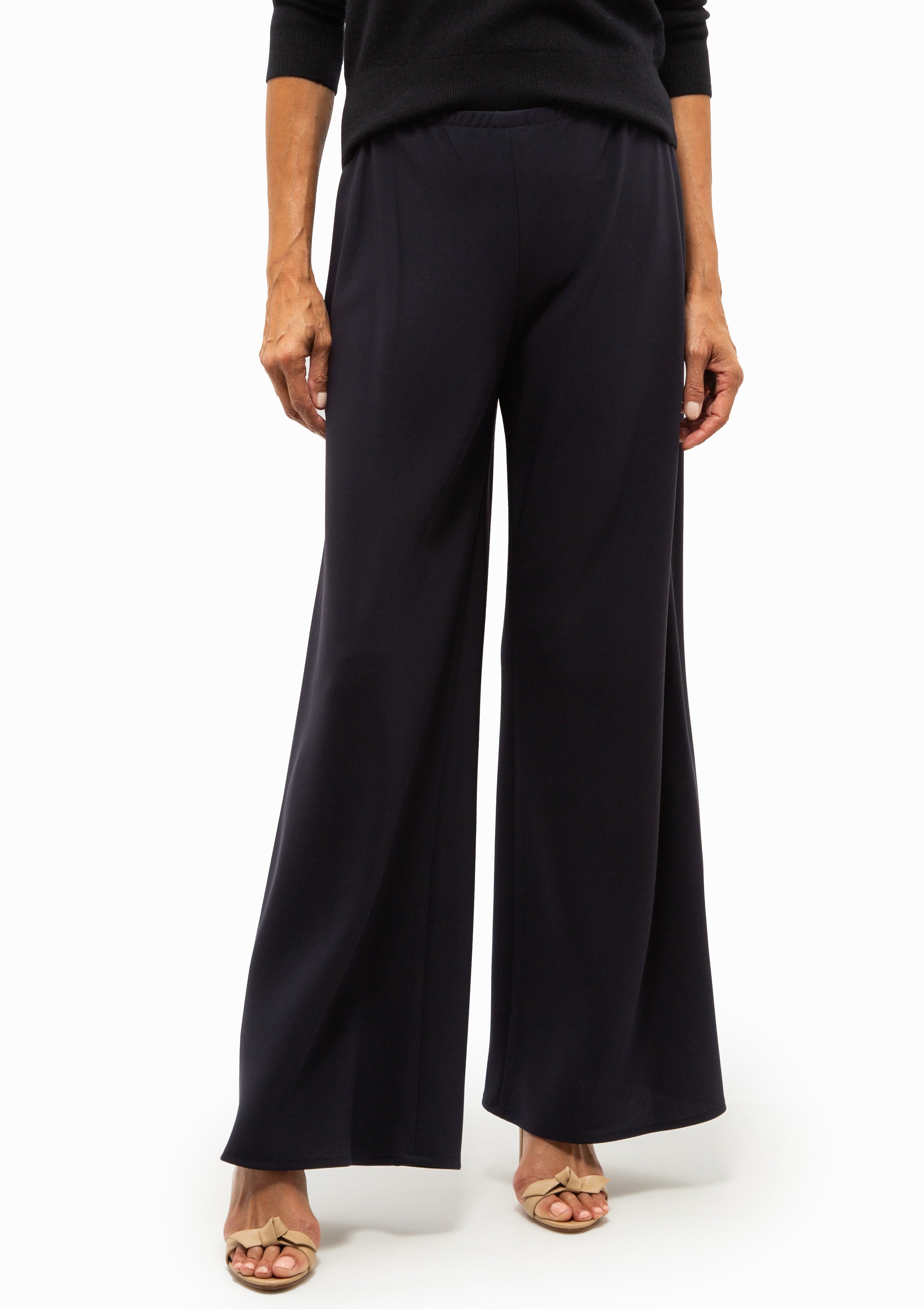 Marlow Wide Leg Pant | Midnight