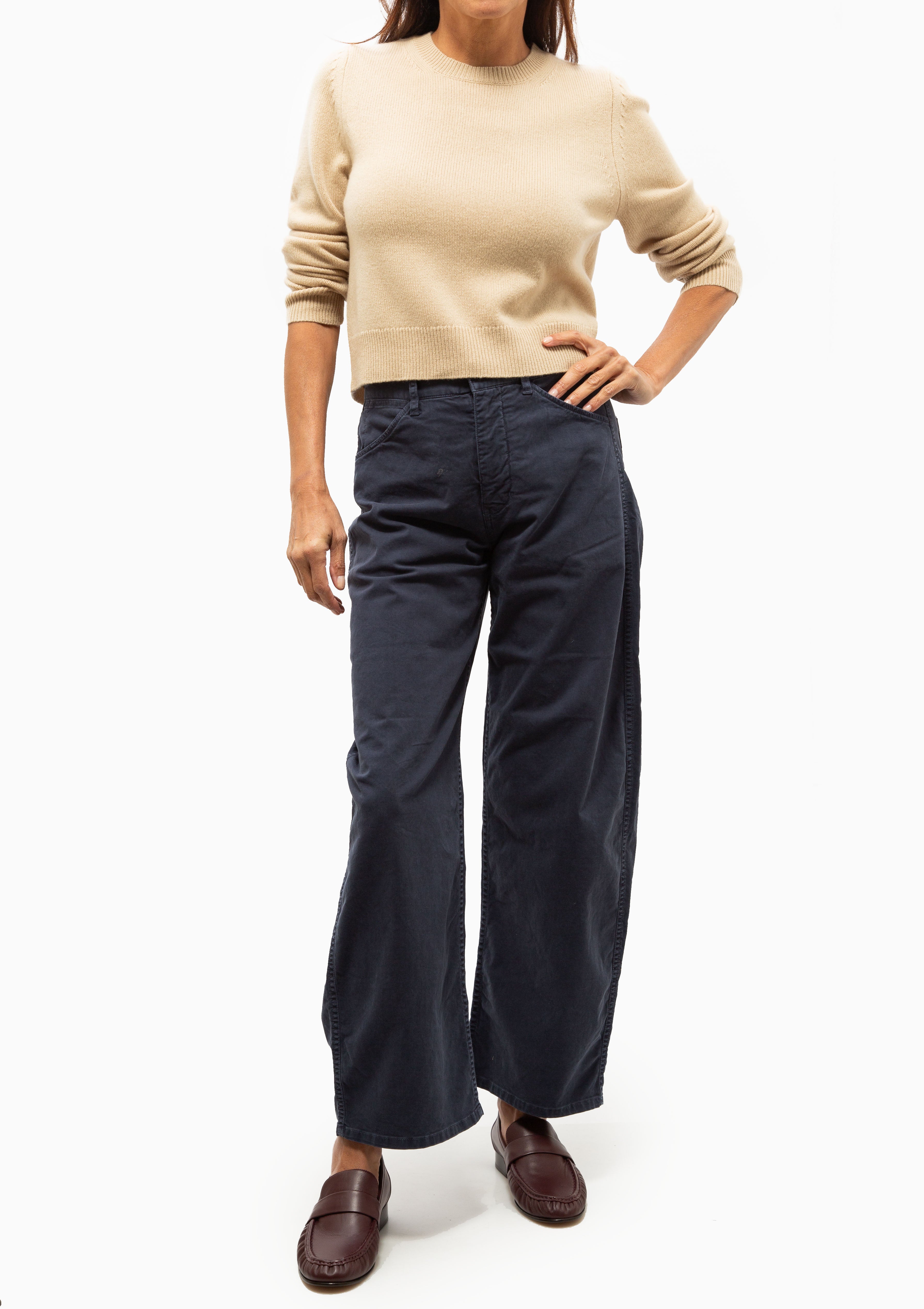 Nili Lotan | Tribeca Pant | Vintage Washed Admiral Blue