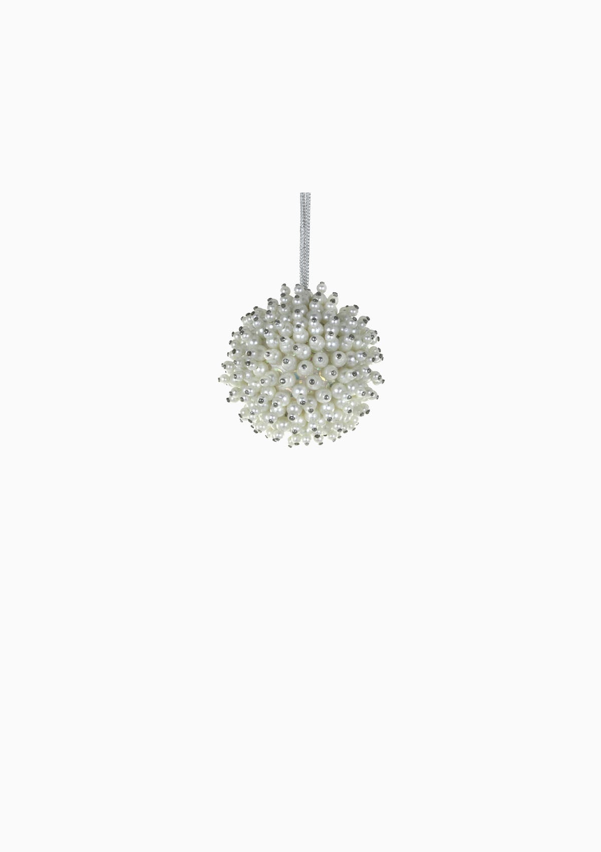 Pearl Cluster Bauble Ornament | Ivory, Small