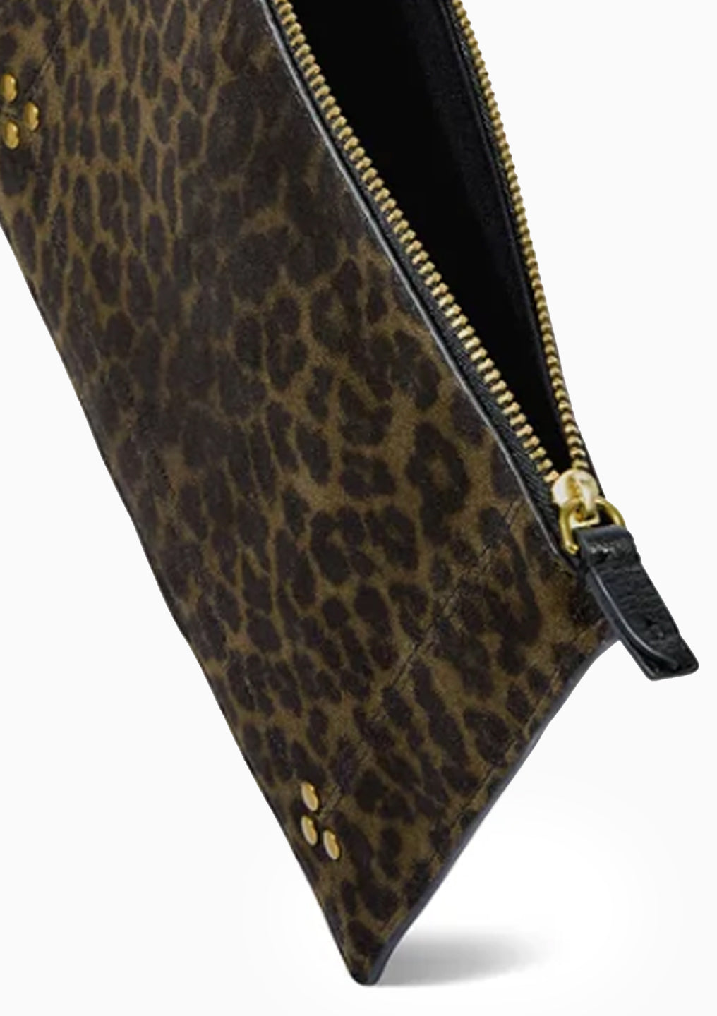 Popoche M | Imprime Leopard Kaki Split Suede