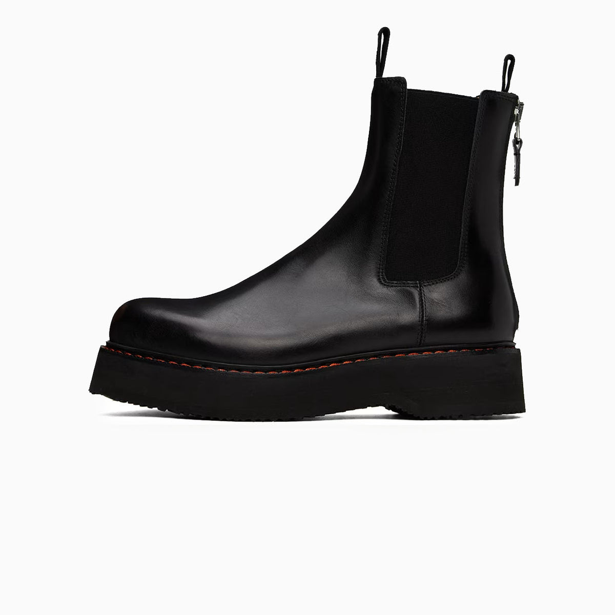 R13 | Single Stack Chelsea Boot | Black display picture 2