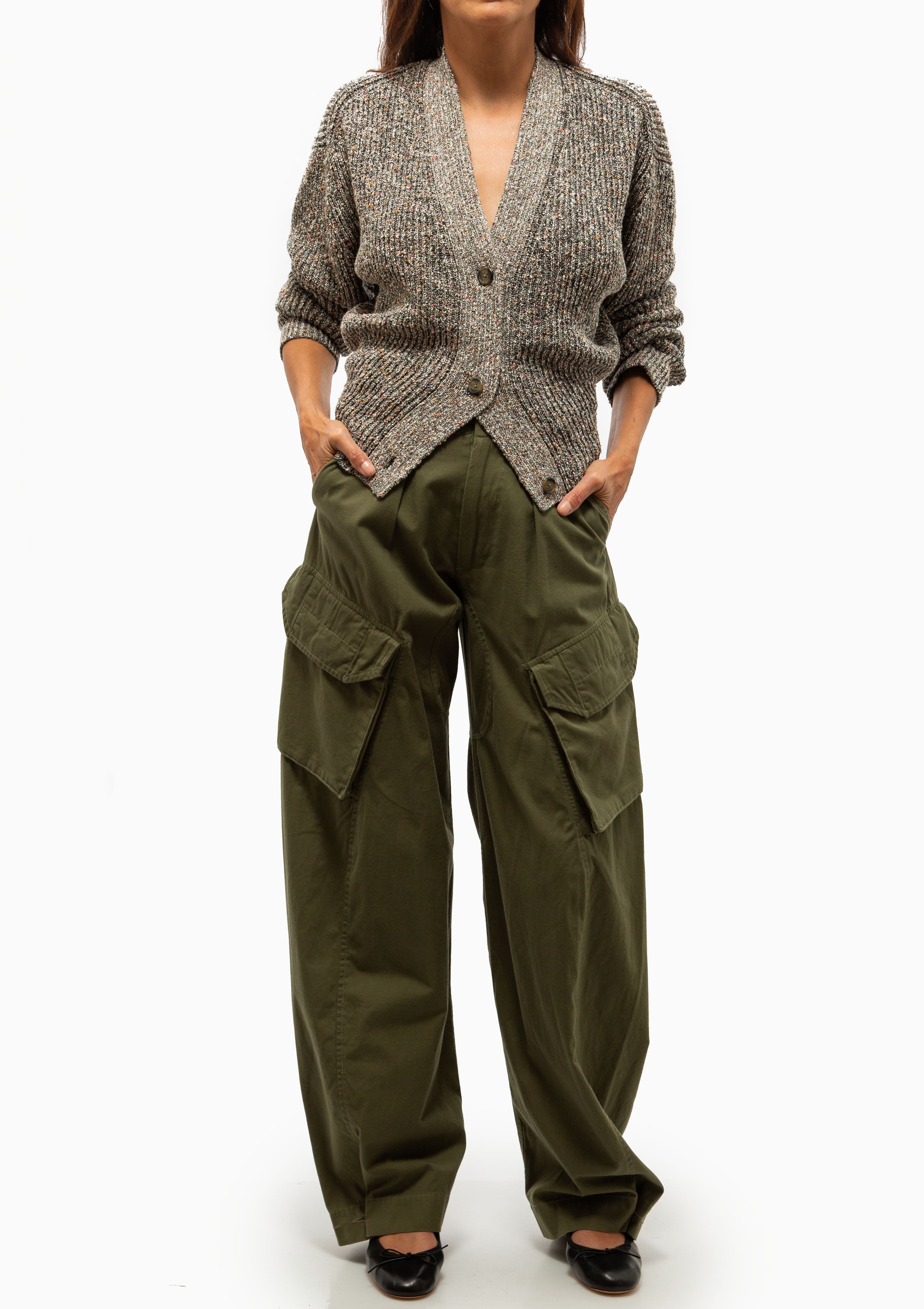 Barrel Cargo | Olive Green