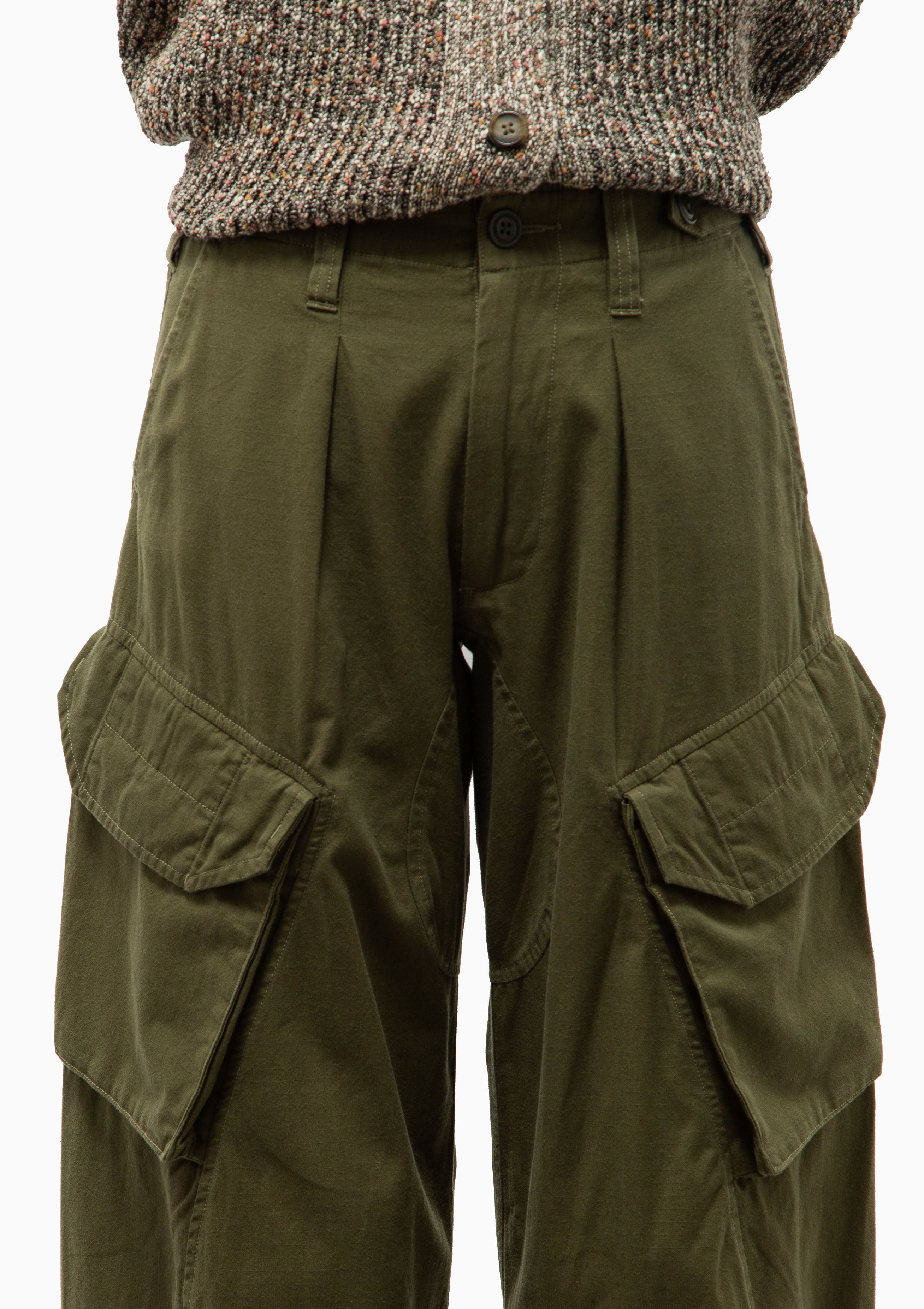 Barrel Cargo | Olive Green