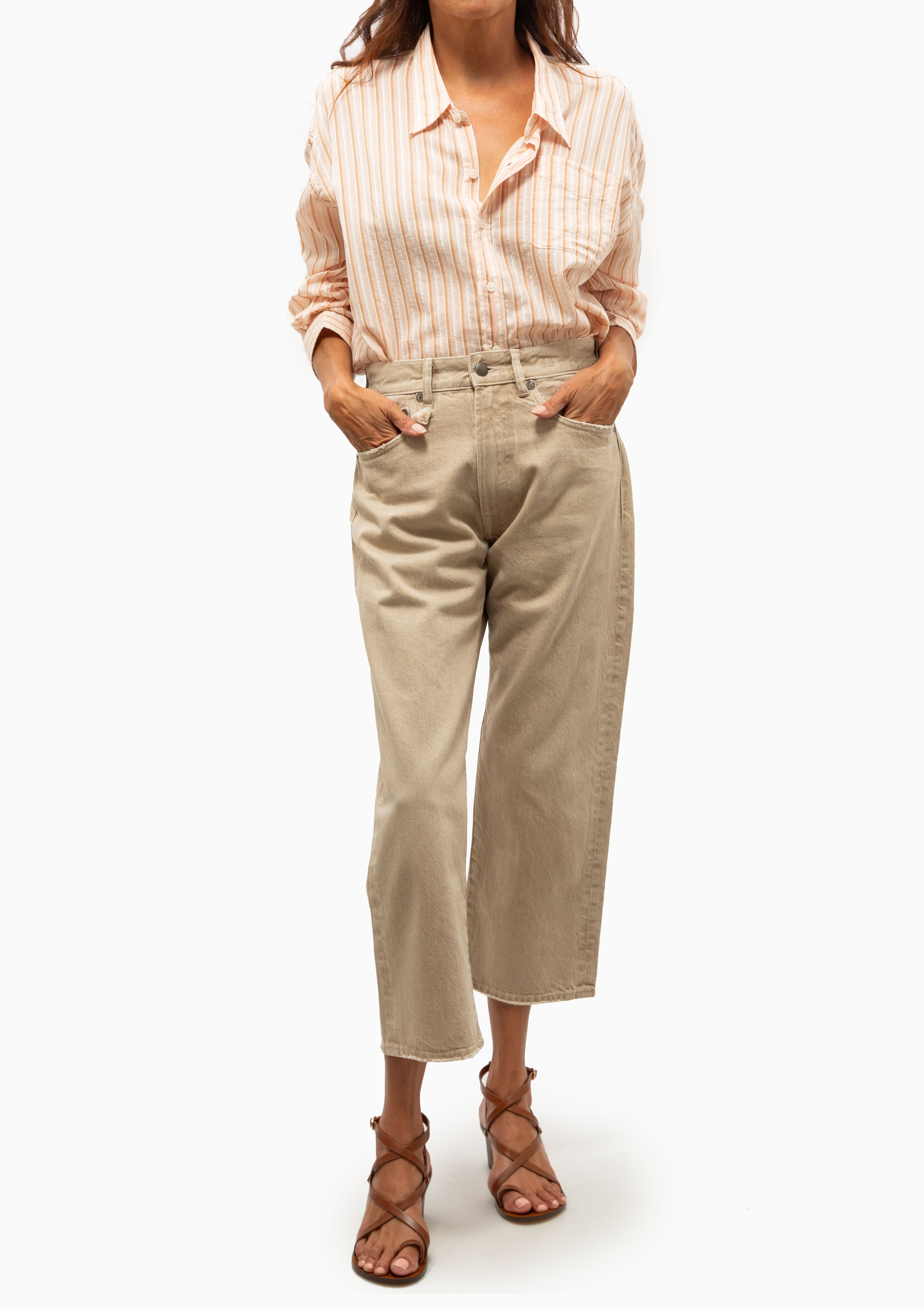 X-Boyfriend Jean | Khaki Haze