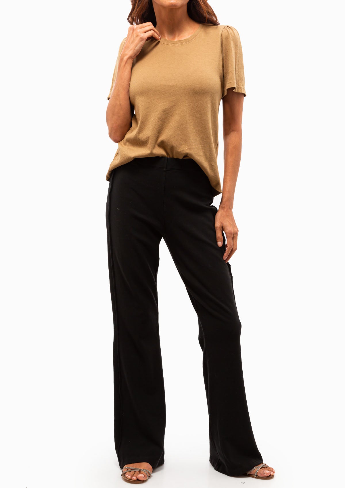 Soft Terry Sasha Pant | Black