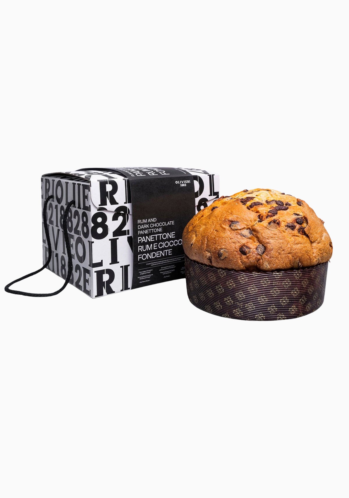 Rhum and Dark Chocolate Panettone