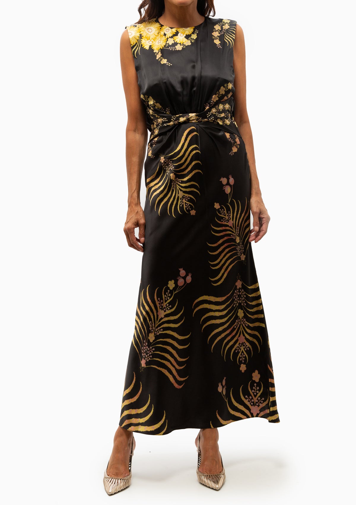 Gwen Dress | Golden Palm