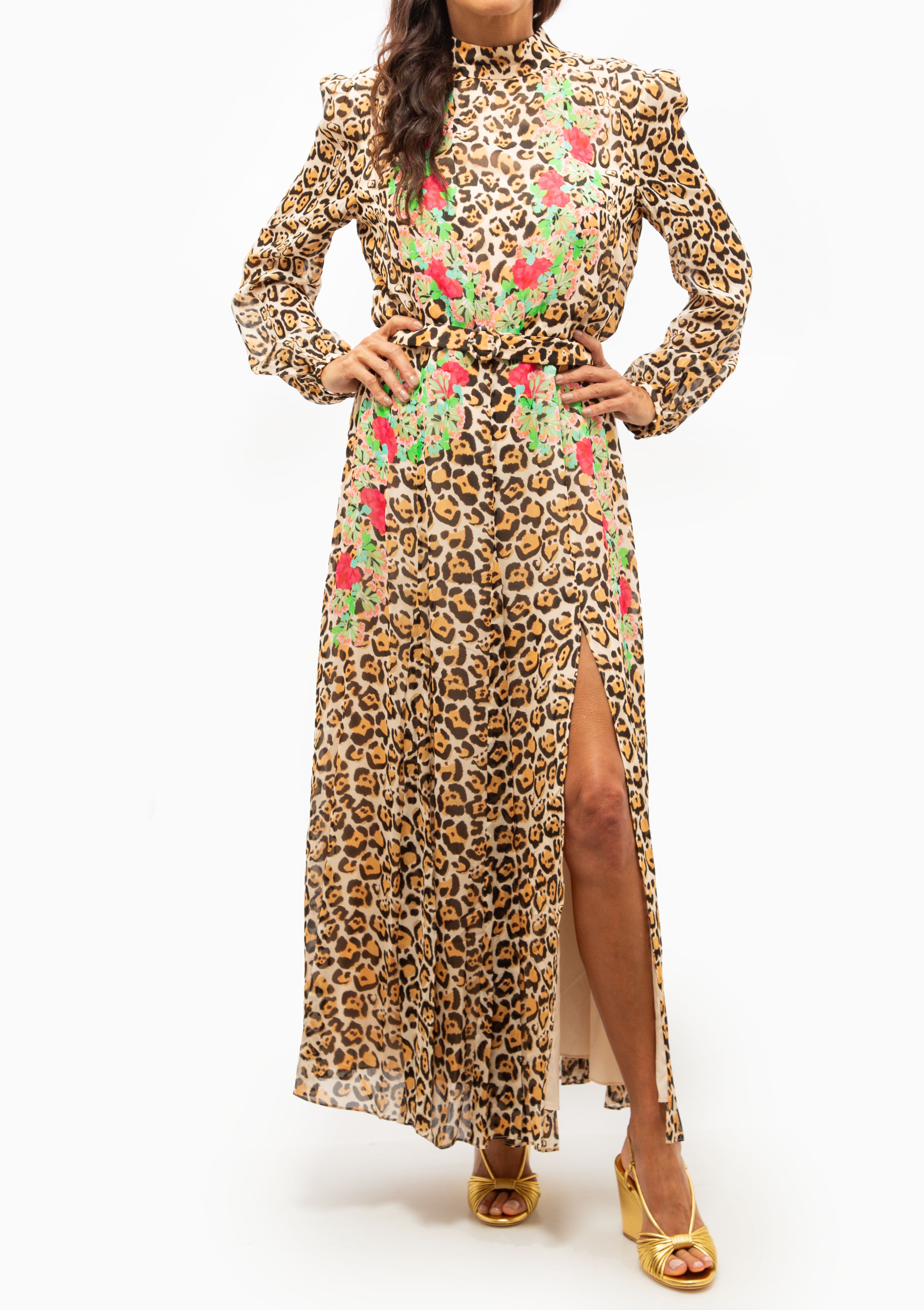 Jacqui D Dress | Leopard Adorning