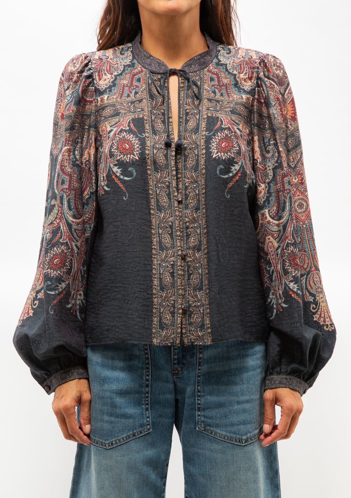 Hyacinth Top | Navy