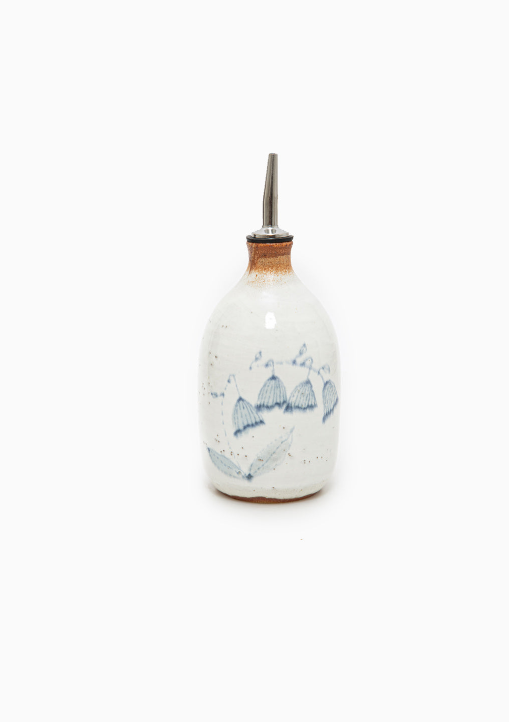 Olive Oil Cruet Wildflower Blue 1