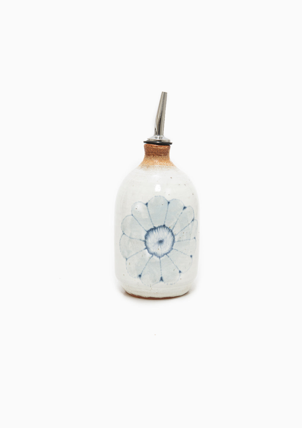 Olive Oil Cruet Wildflower Blue 2