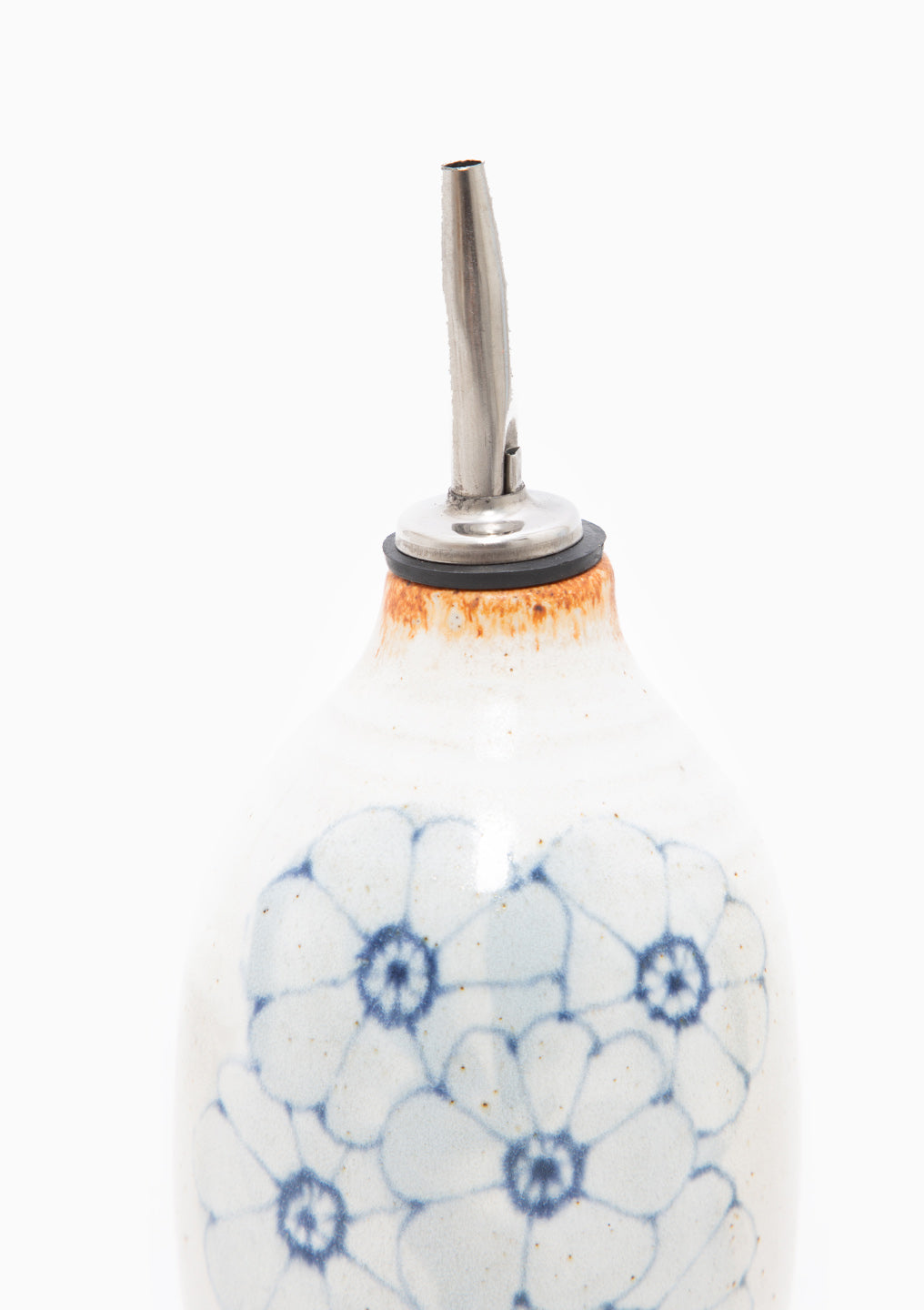 Olive Oil Cruet Wildflower Blue 5