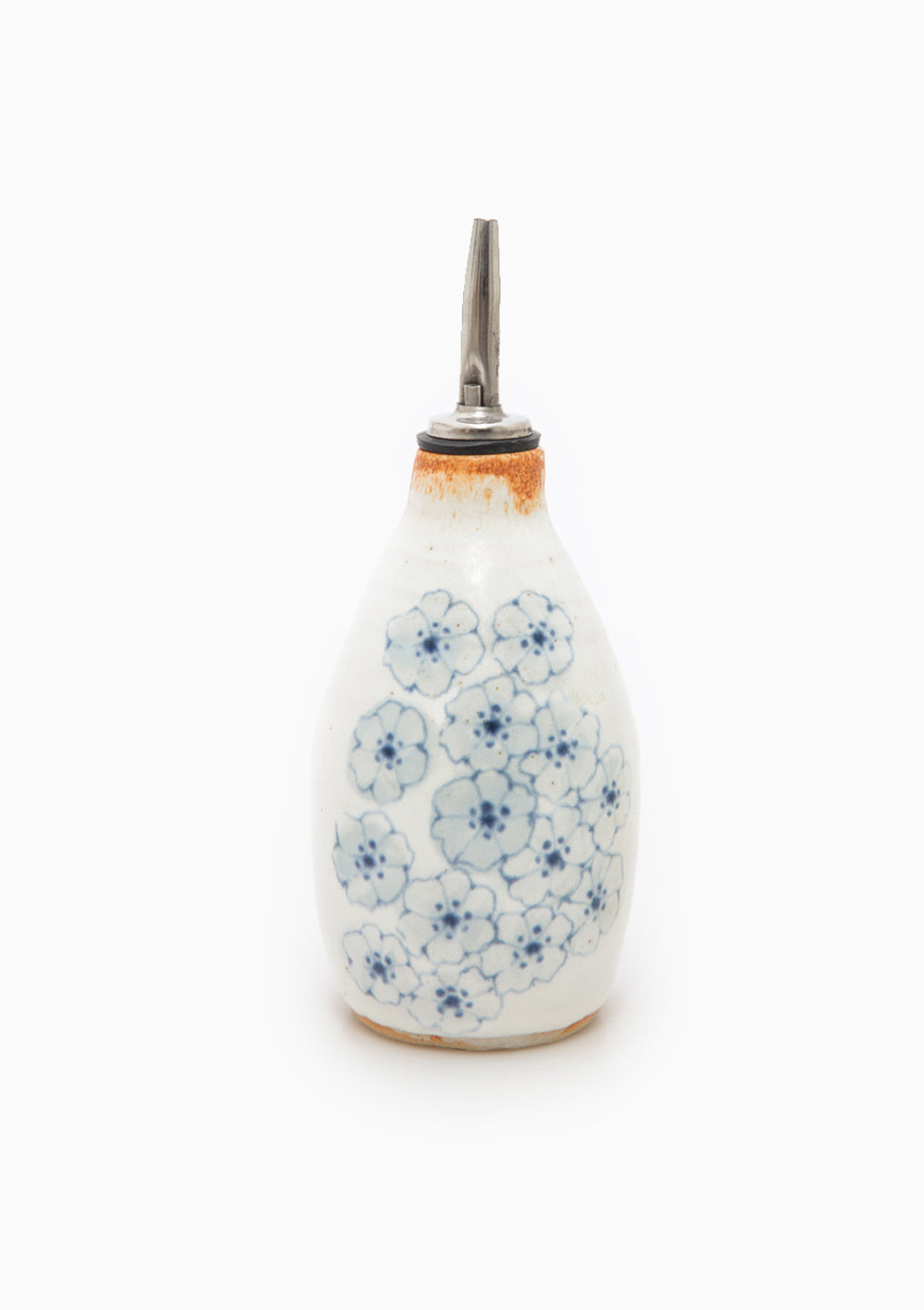 Olive Oil Cruet Wildflower Blue 7