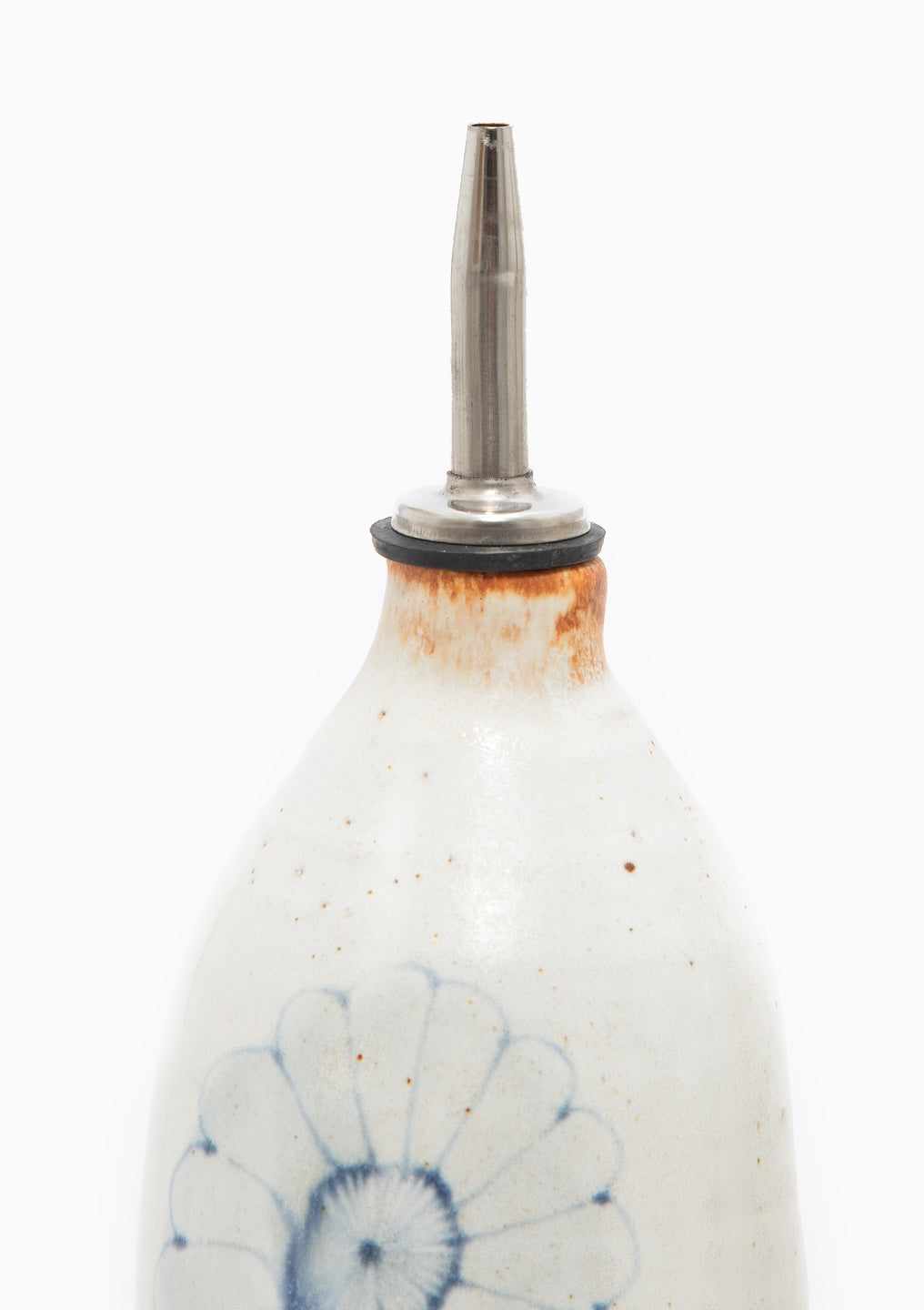 Olive Oil Cruet Wildflower Blue 4