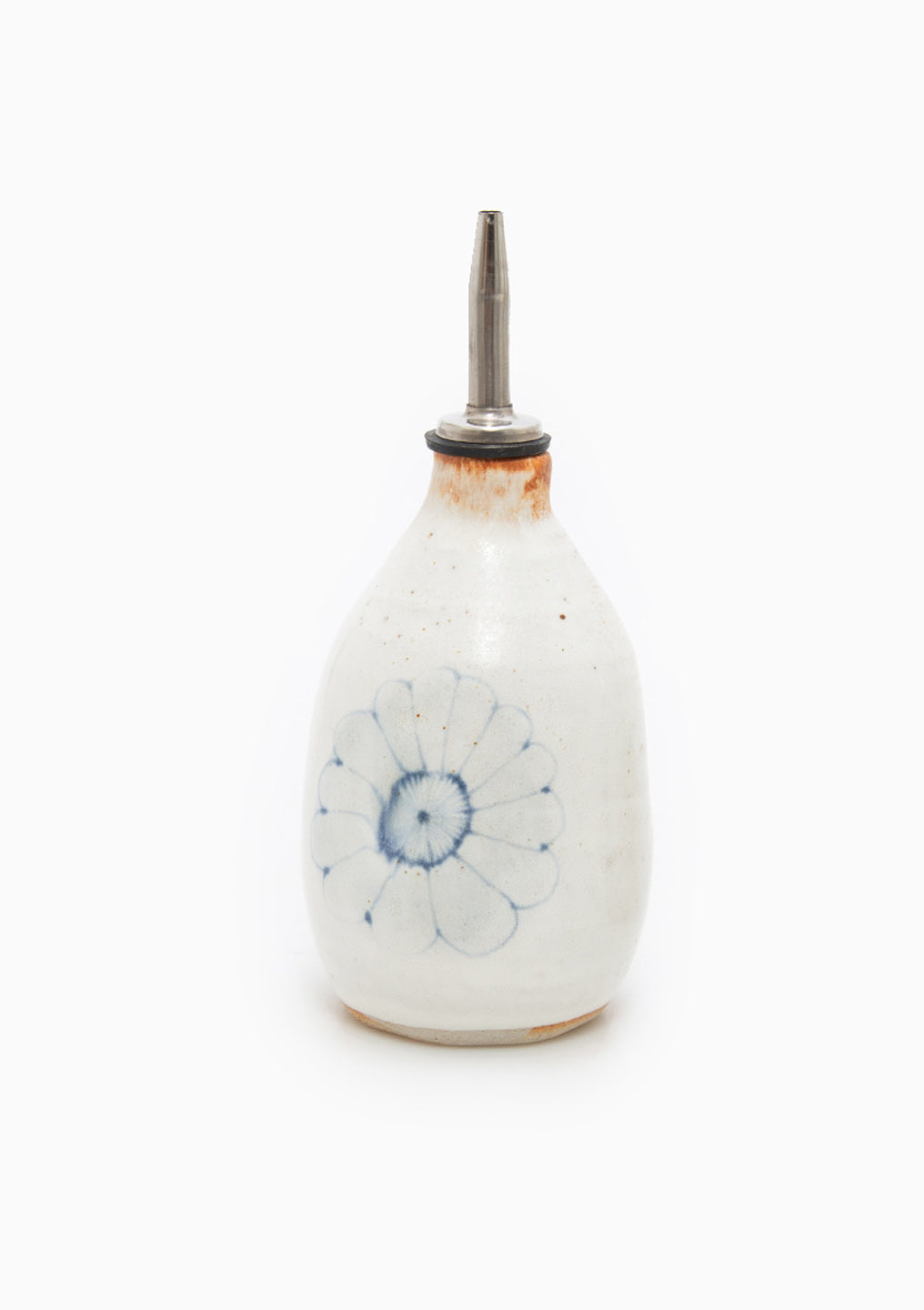 Olive Oil Cruet Wildflower Blue 4
