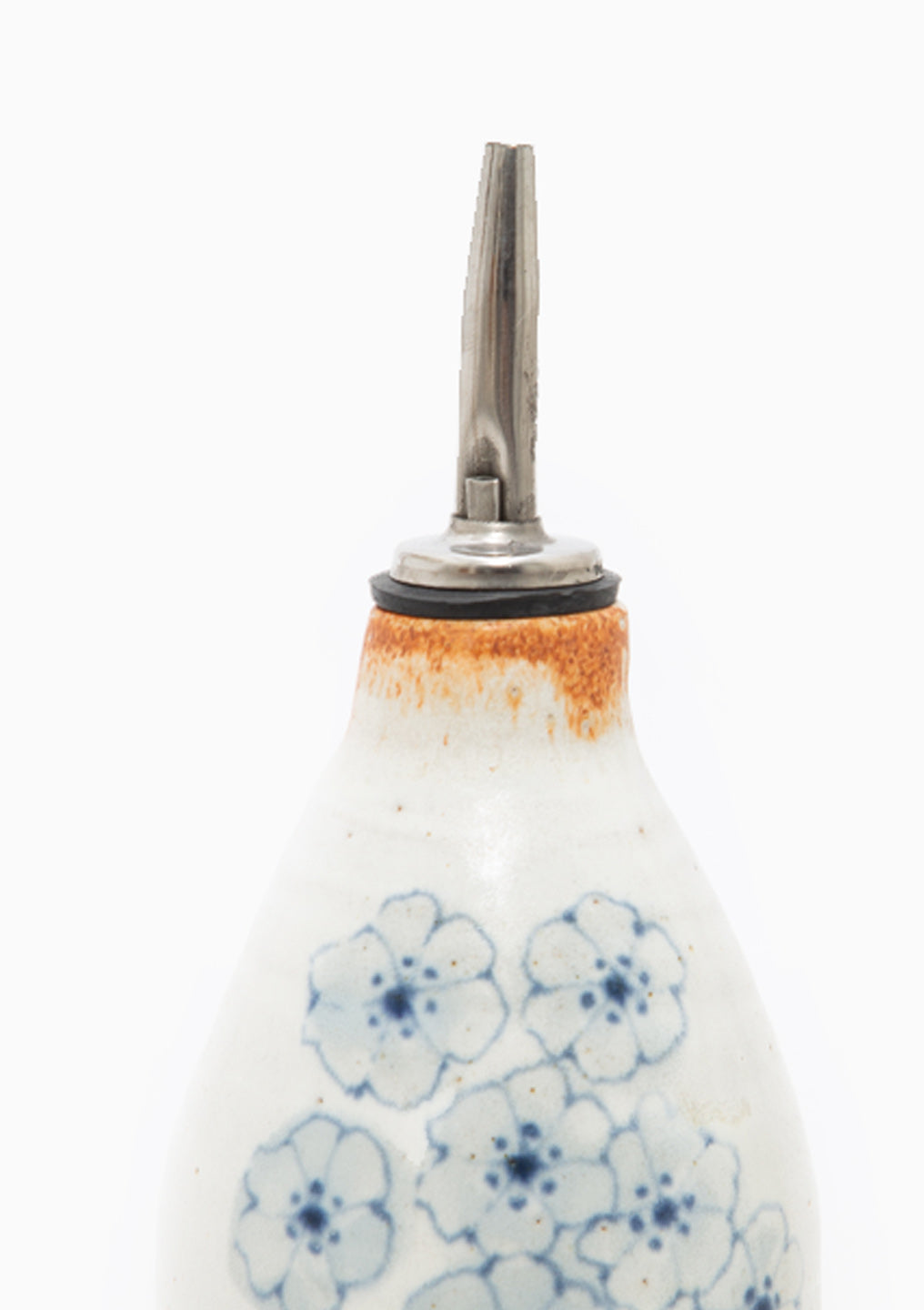Olive Oil Cruet Wildflower Blue 7