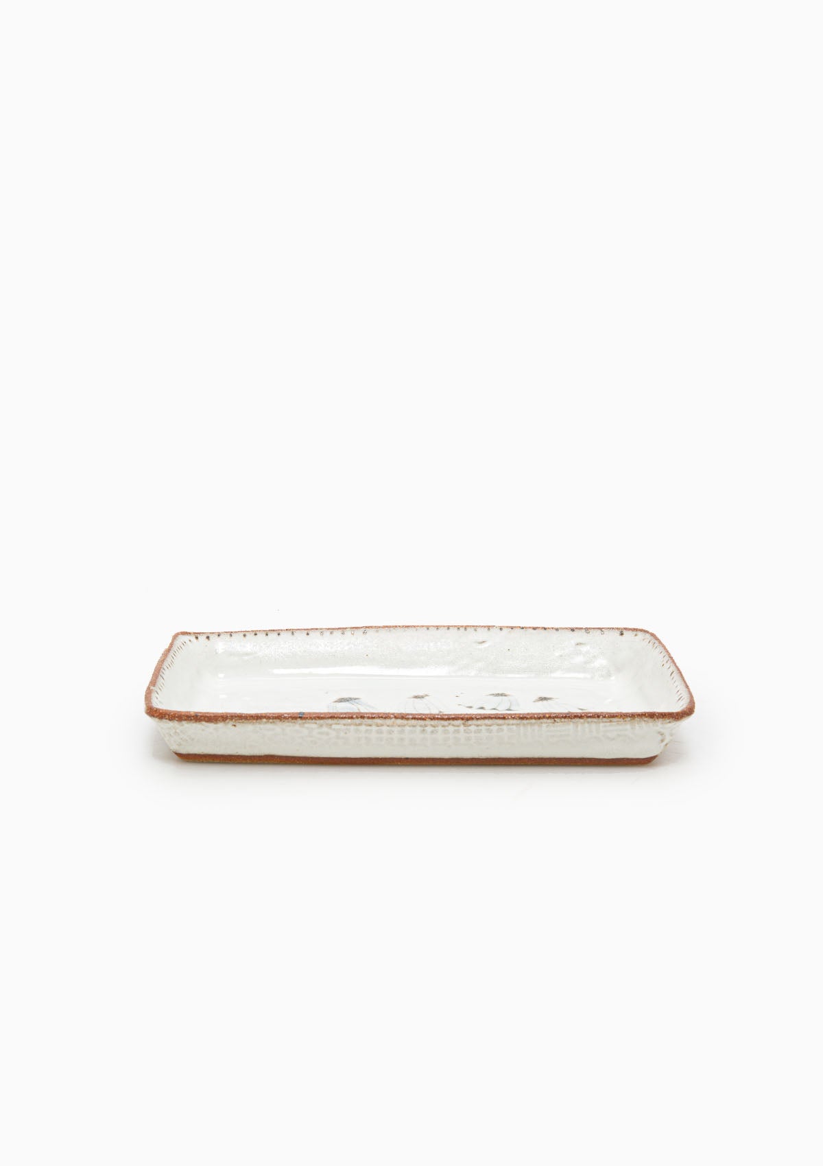 Small Rectangle Tray Wildflower Grey 2