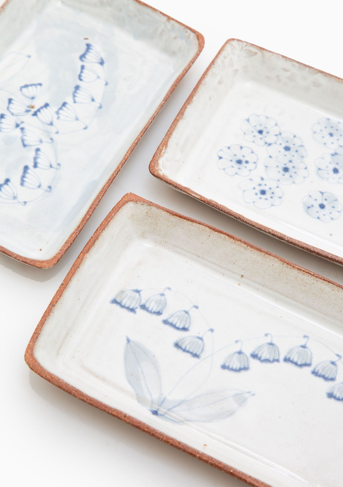 Small Rectangle Tray Wildflower Blue 1