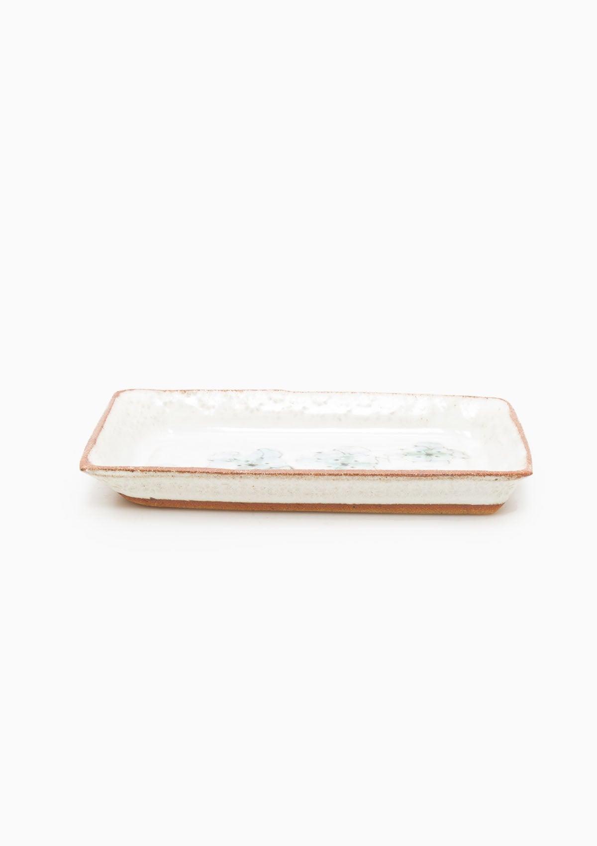Small Rectangle Tray Wildflower Grey 7