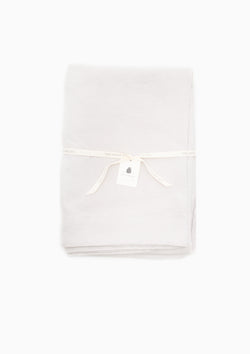 Silver 100% Stone Washed Linen Tablecloth | 80" x 92"