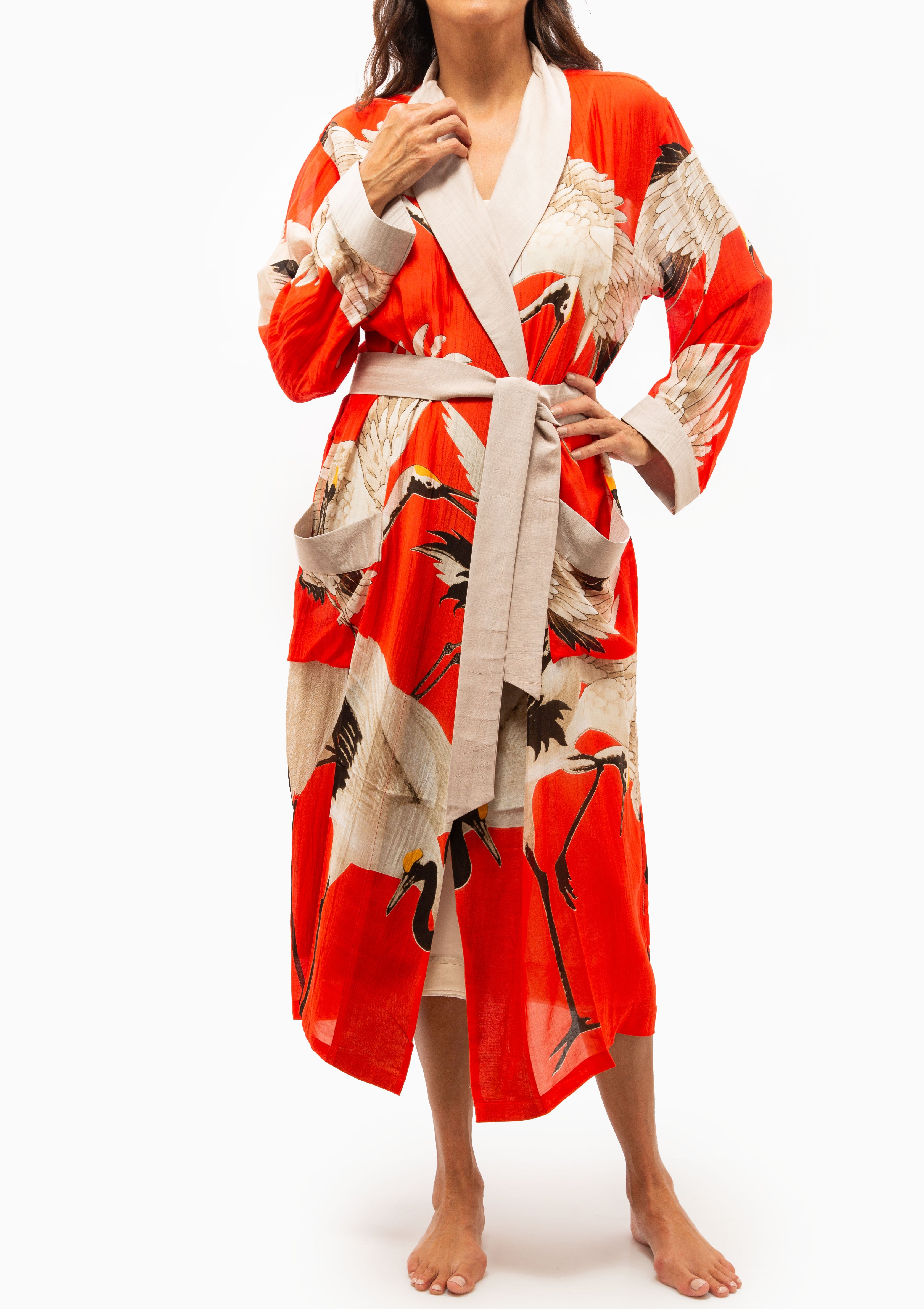 Stork Gown | Scarlet