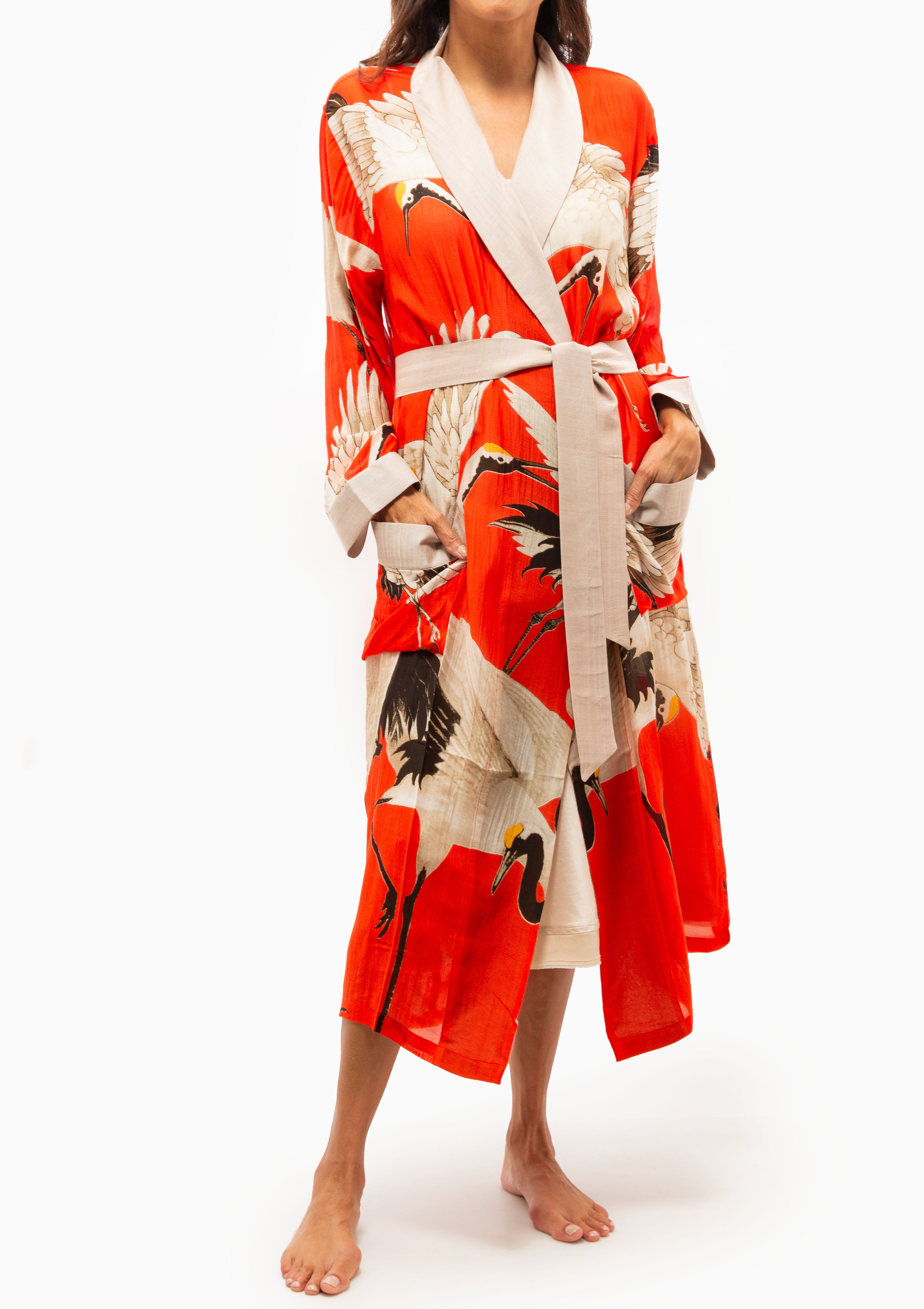 Stork Gown | Scarlet