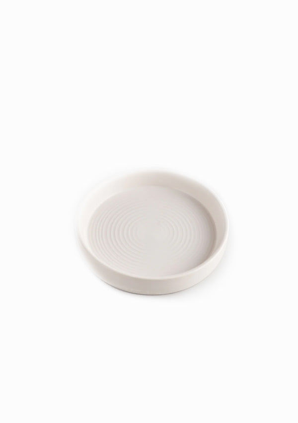 Candle Plate, White | Small