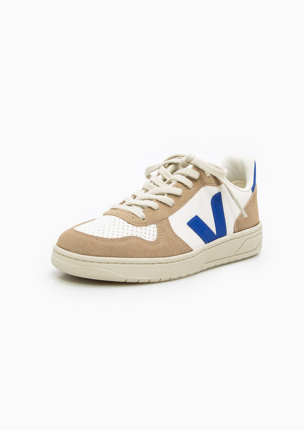 V-10 Chromefree Sneaker | White Paros Sahara