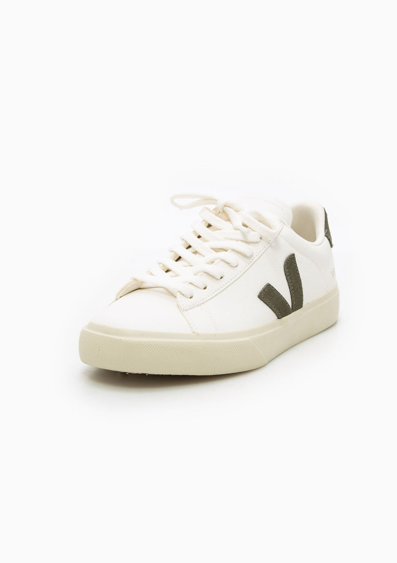 Campo Chromefree Sneaker | Extra-White Khaki Suede