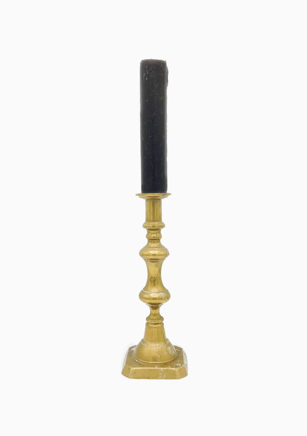 Vintage Brass Candlestick Single | 10"