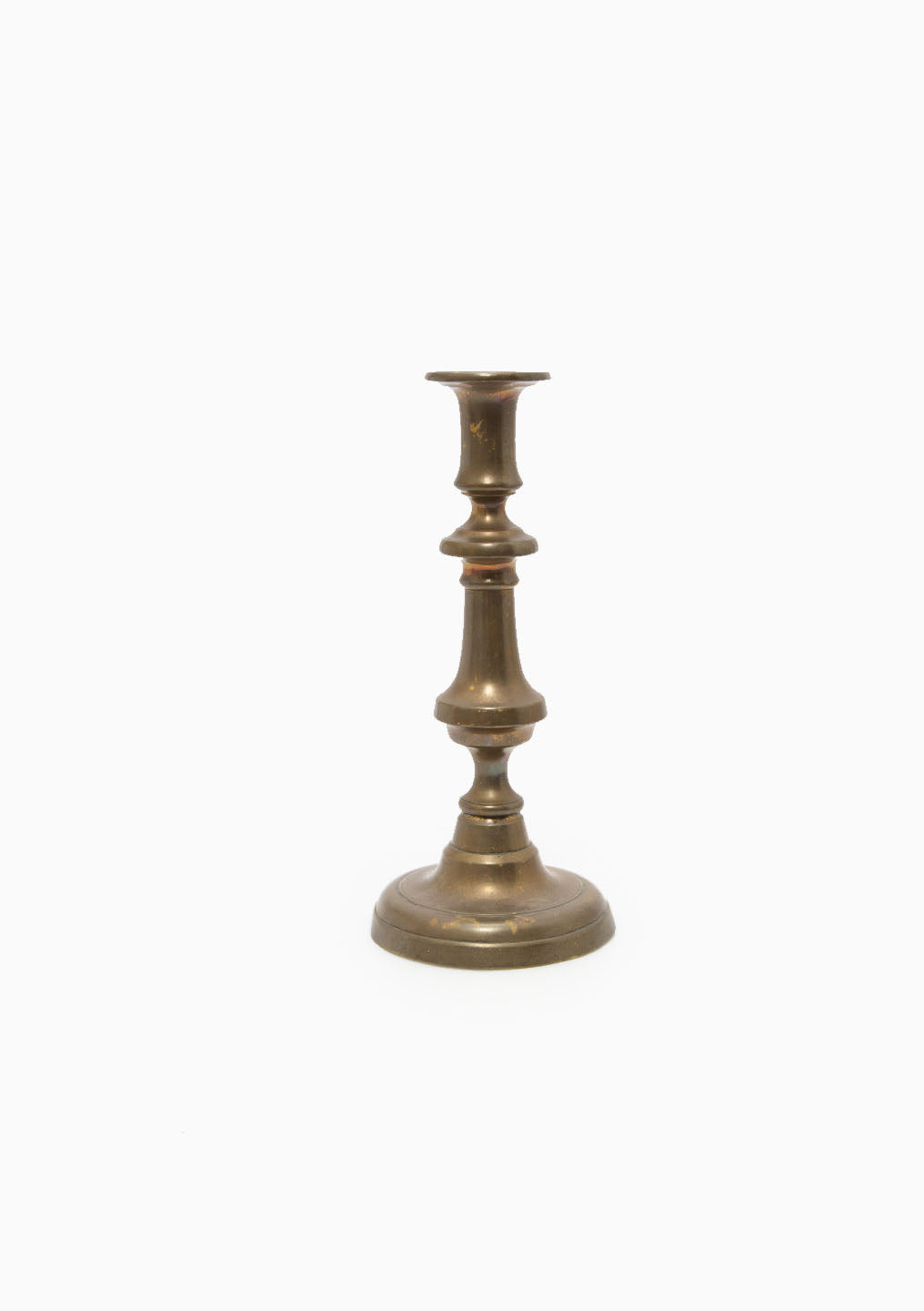 Vintage Brass Candlestick Single 2 | 9.5"
