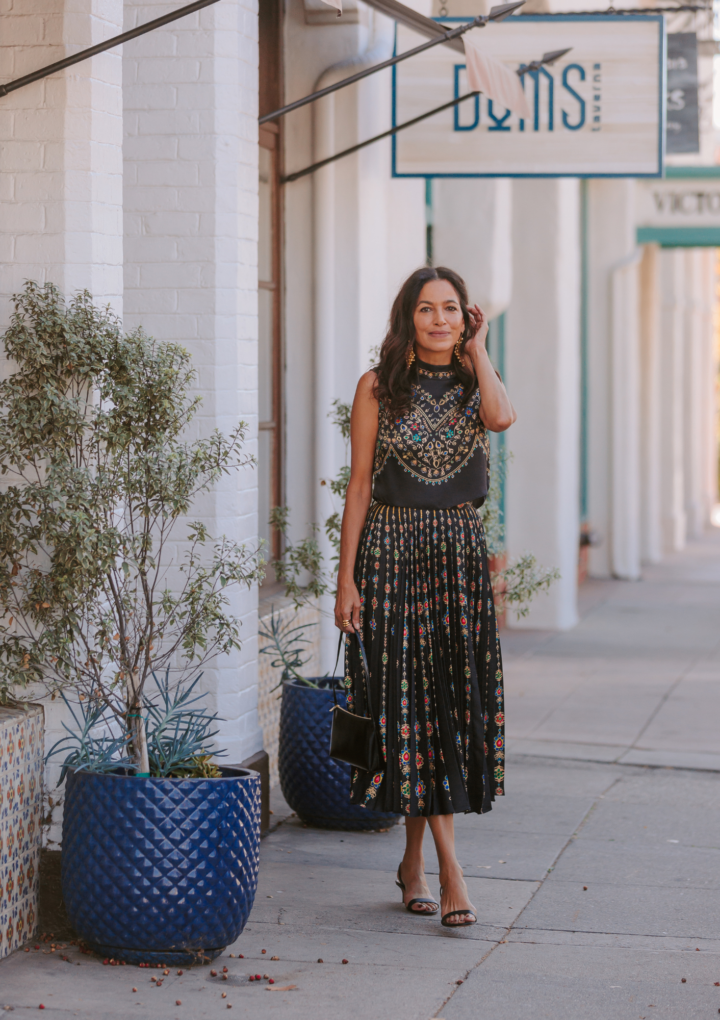 Gaia Shoulder Bag | Black/Naplack