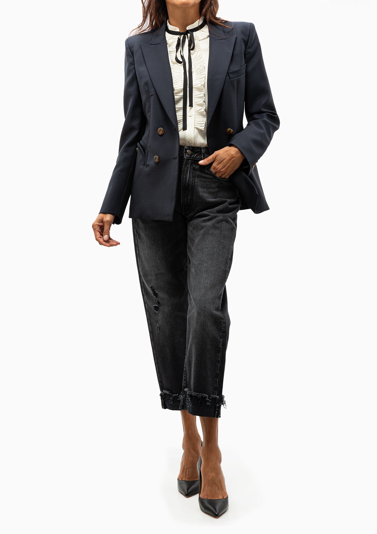 Charmer Blazer | First Class Navy