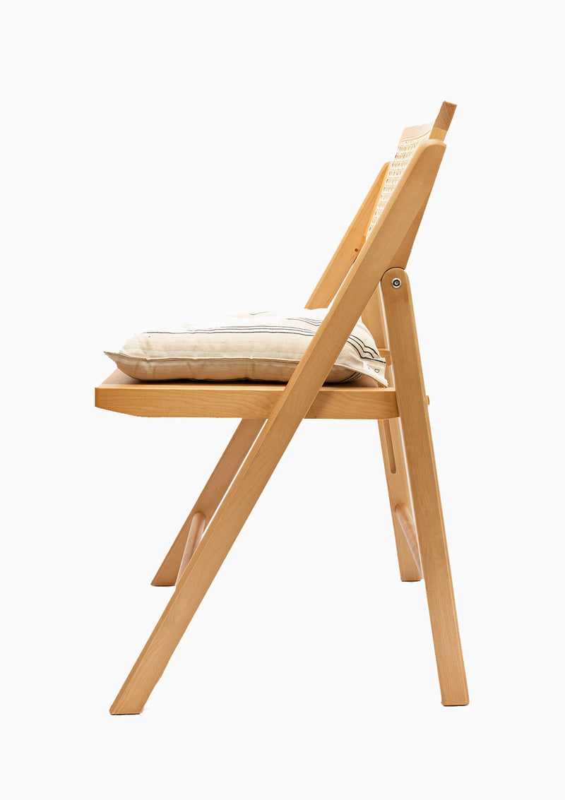 Natural Cane Rattan Folding Dining Chair