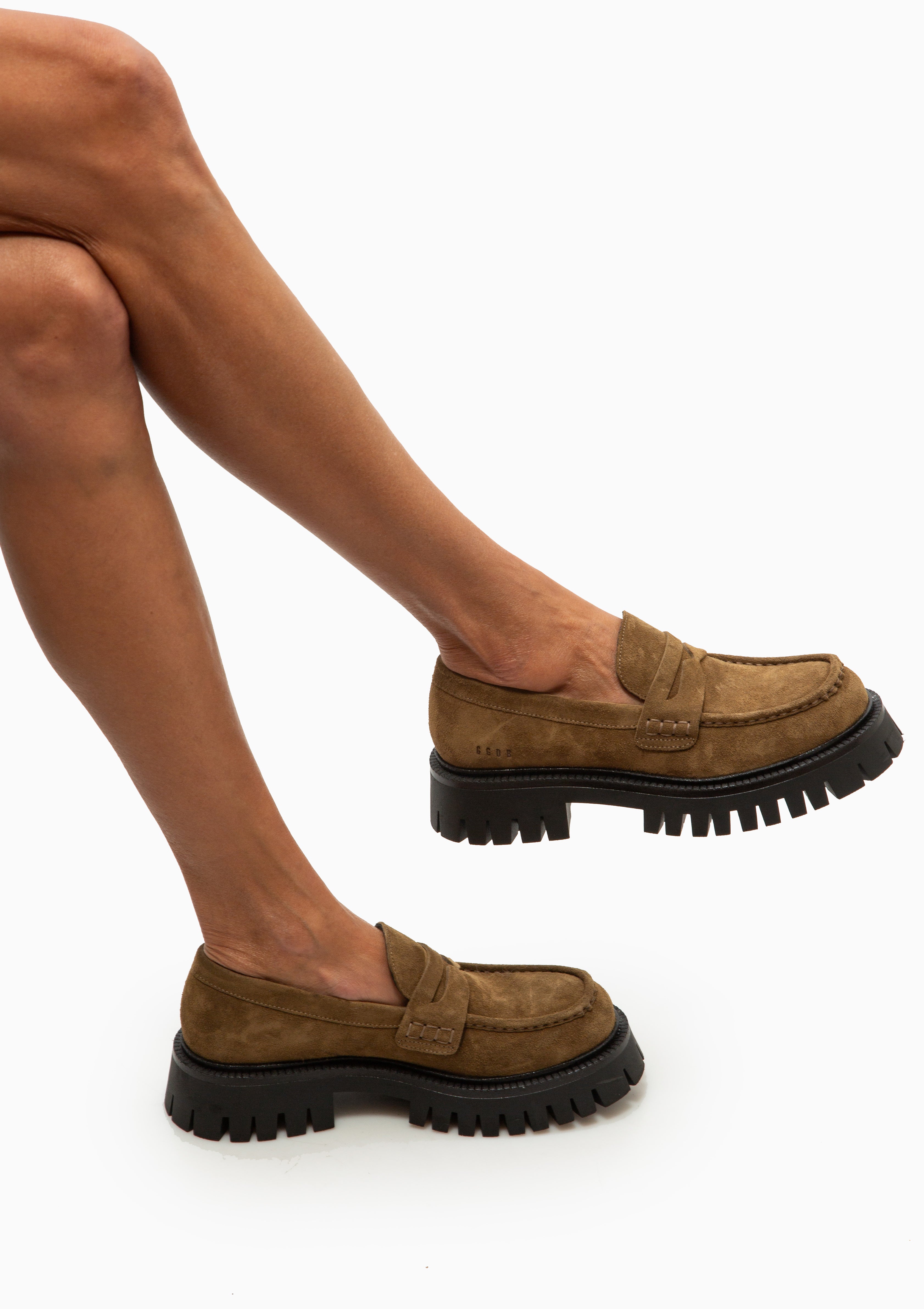 Jerry Rock Suede Loafer | Khaki