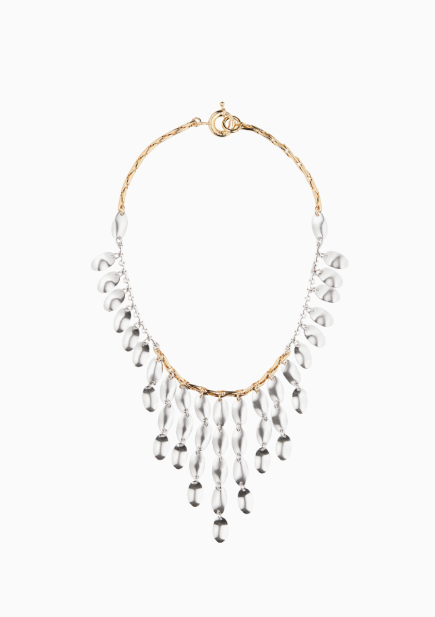 Cascade Necklace | Silver/Dore