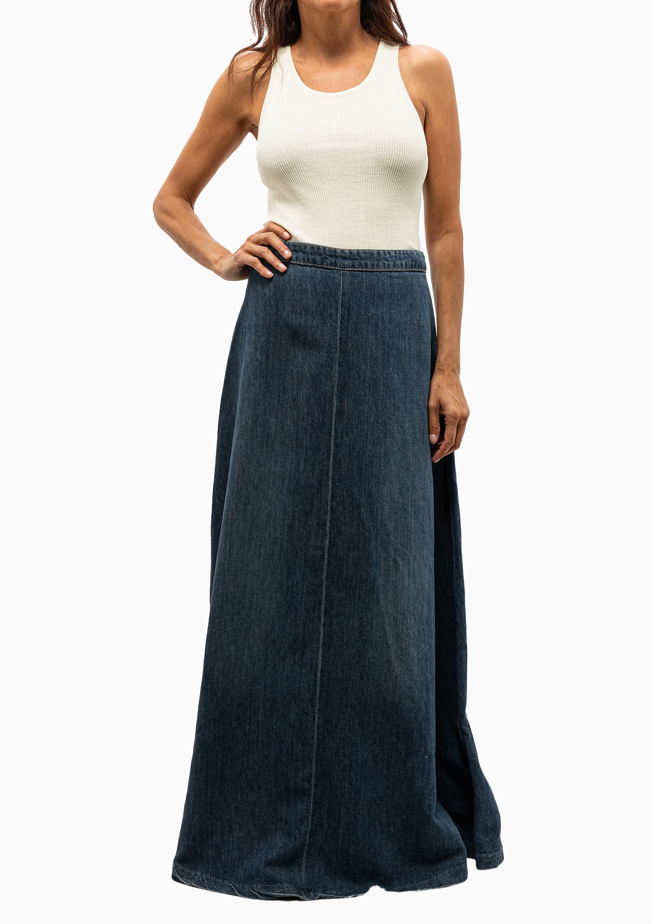 Astrid Denim Skirt | Classic Wash