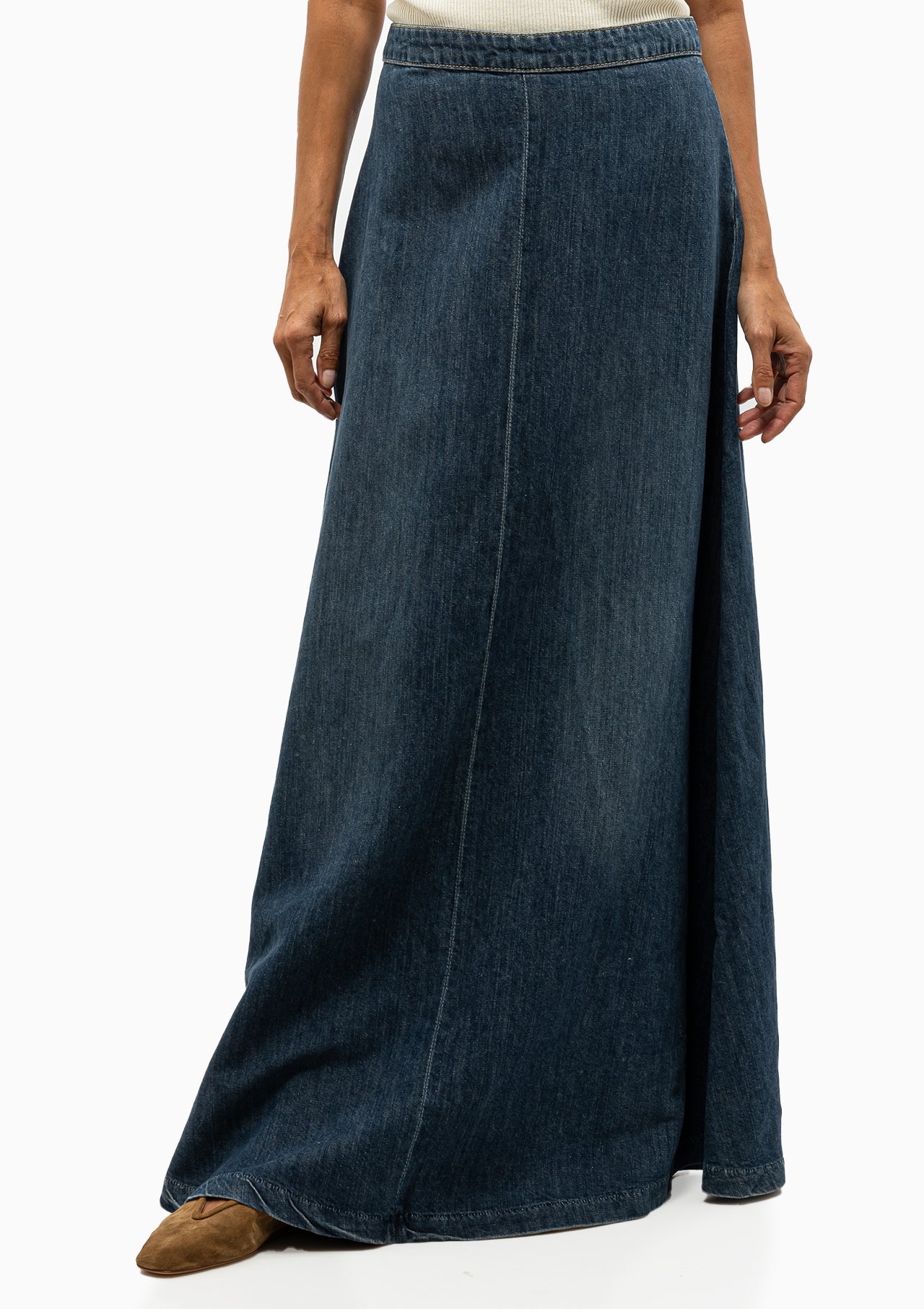 Astrid Denim Skirt | Classic Wash