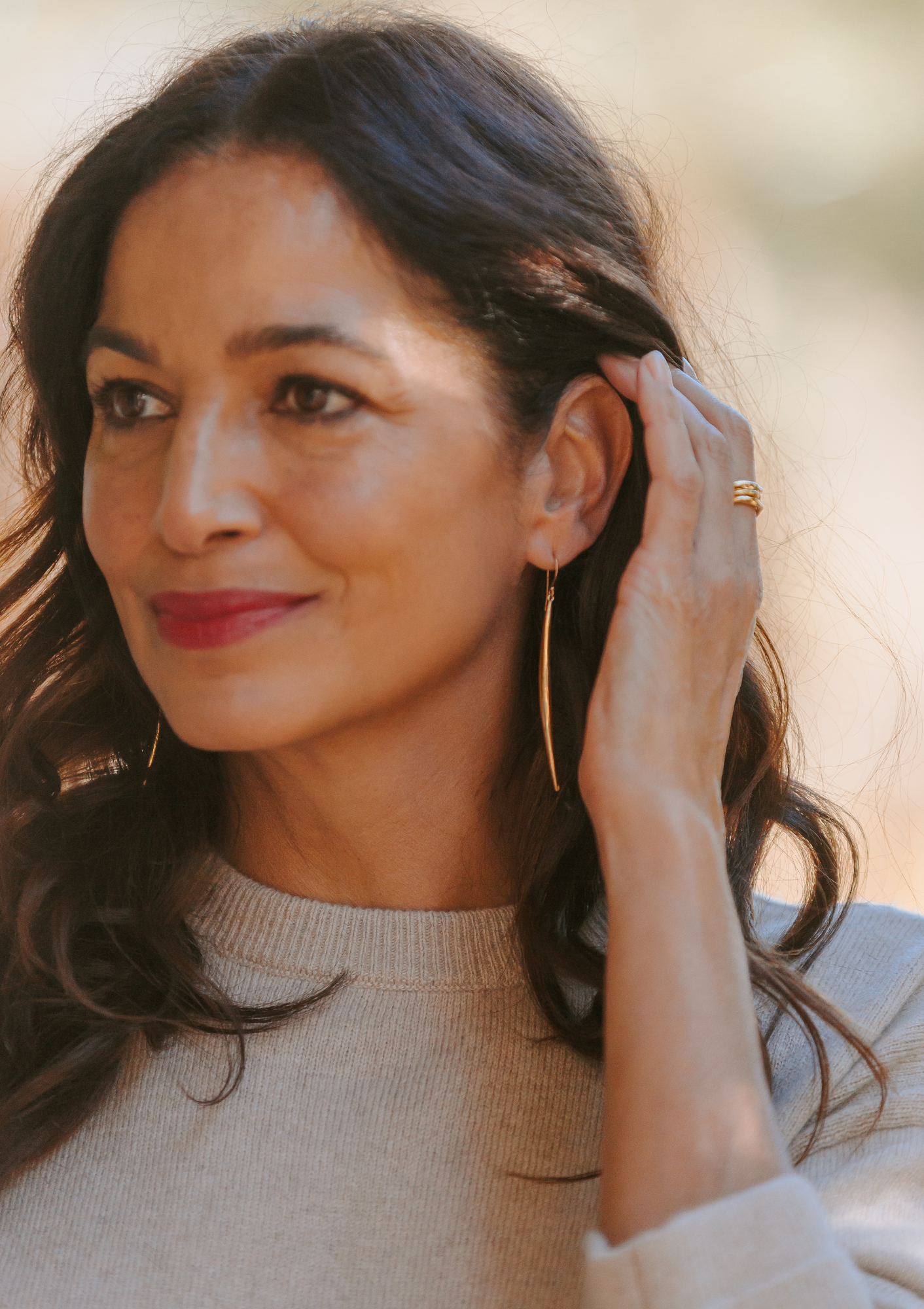 Amali Dangle Earrings | Gold