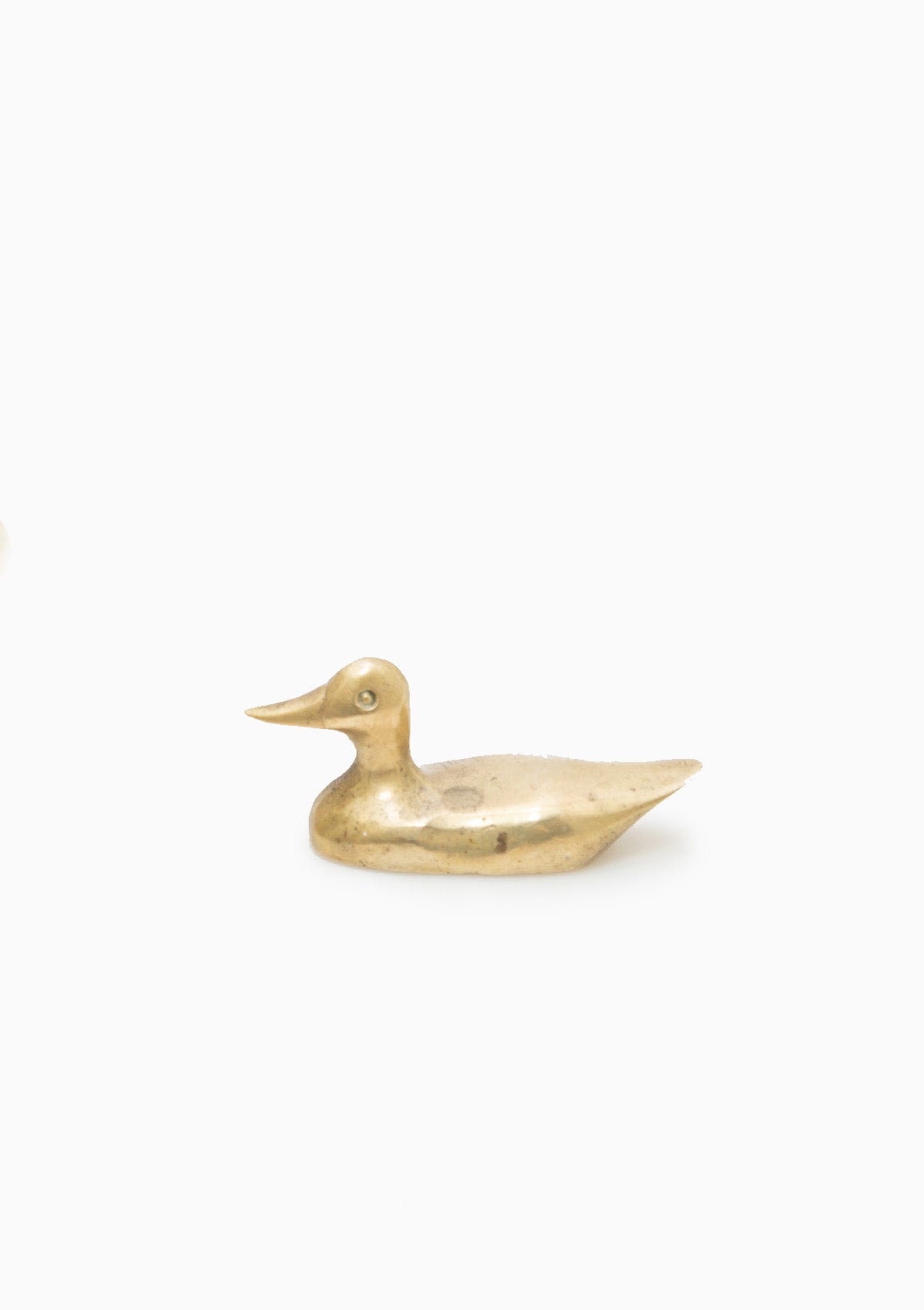 Antique Brass Swimming Duck